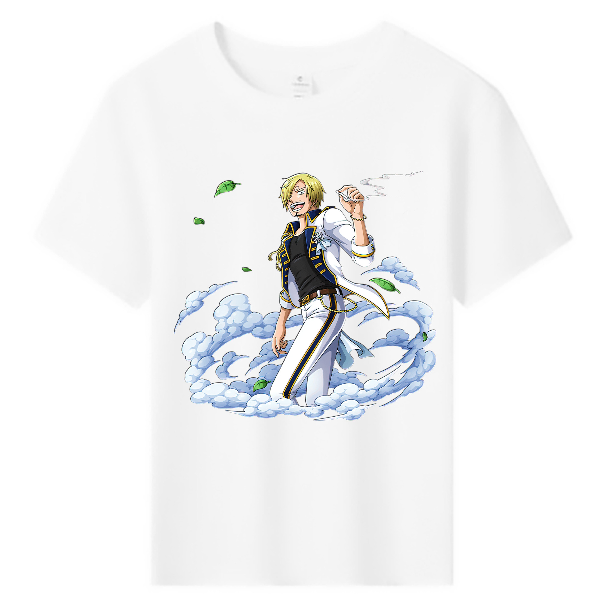 （画像用） ワンピース サンジ ONE PIECE Sanji 綿100％キッズTシャツ（フロントプリント）