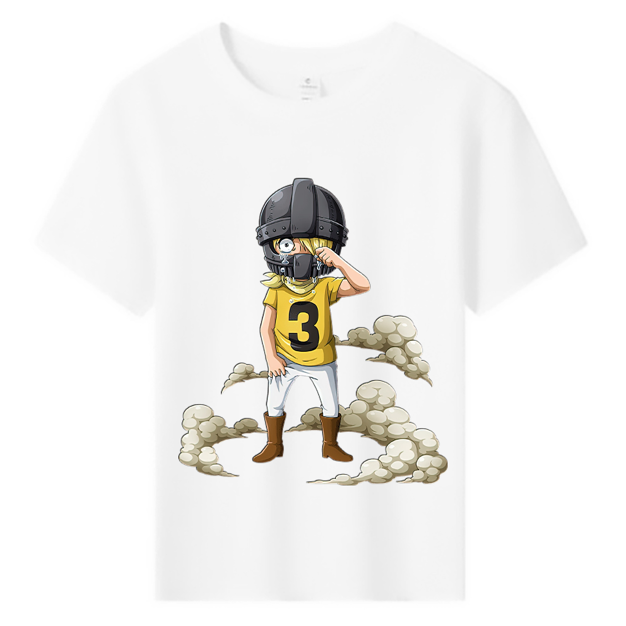 （画像用） ワンピース サンジ ONE PIECE Sanji 綿100％キッズTシャツ（フロントプリント）