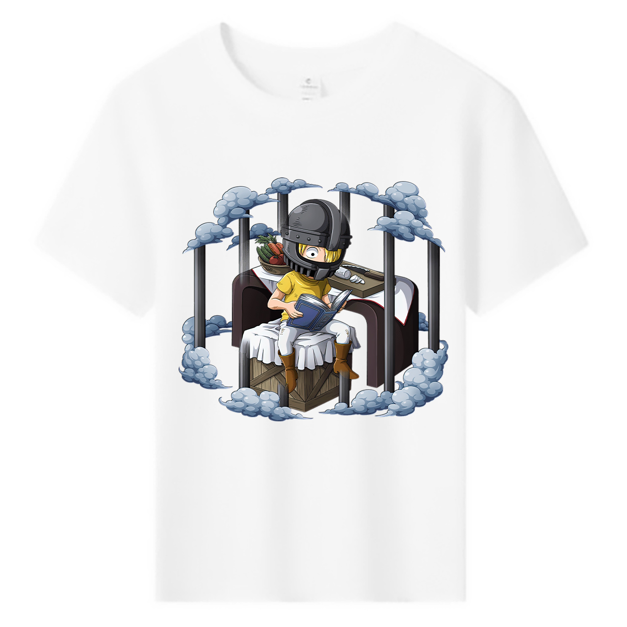 （画像用） ワンピース サンジ ONE PIECE Sanji 綿100％キッズTシャツ（フロントプリント）