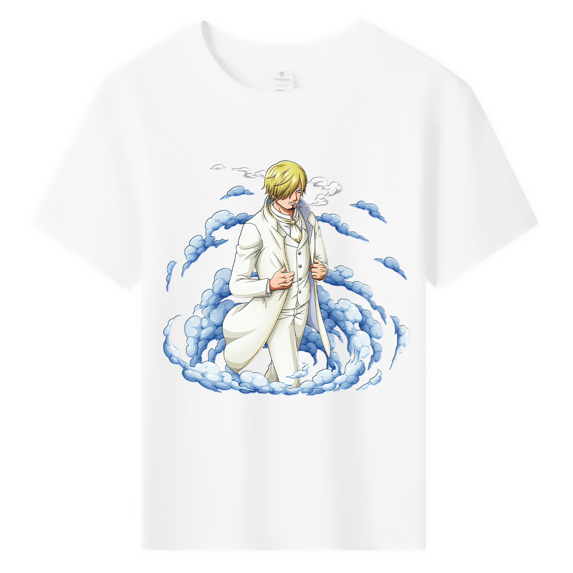 （画像用） ワンピース サンジ ONE PIECE Sanji 綿100％キッズTシャツ（フロントプリント）