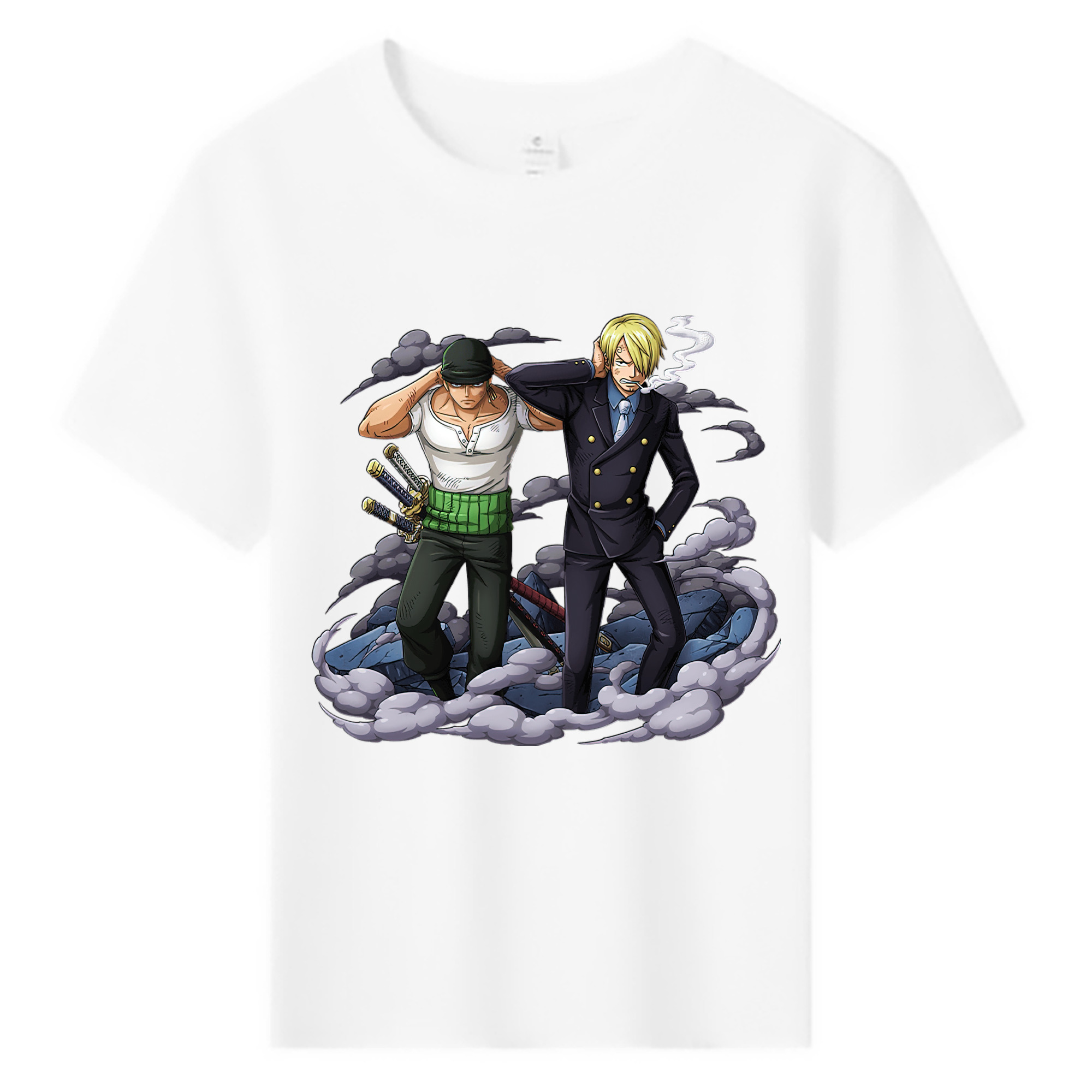 （画像用） ワンピース サンジ ONE PIECE Sanji 綿100％キッズTシャツ（フロントプリント）
