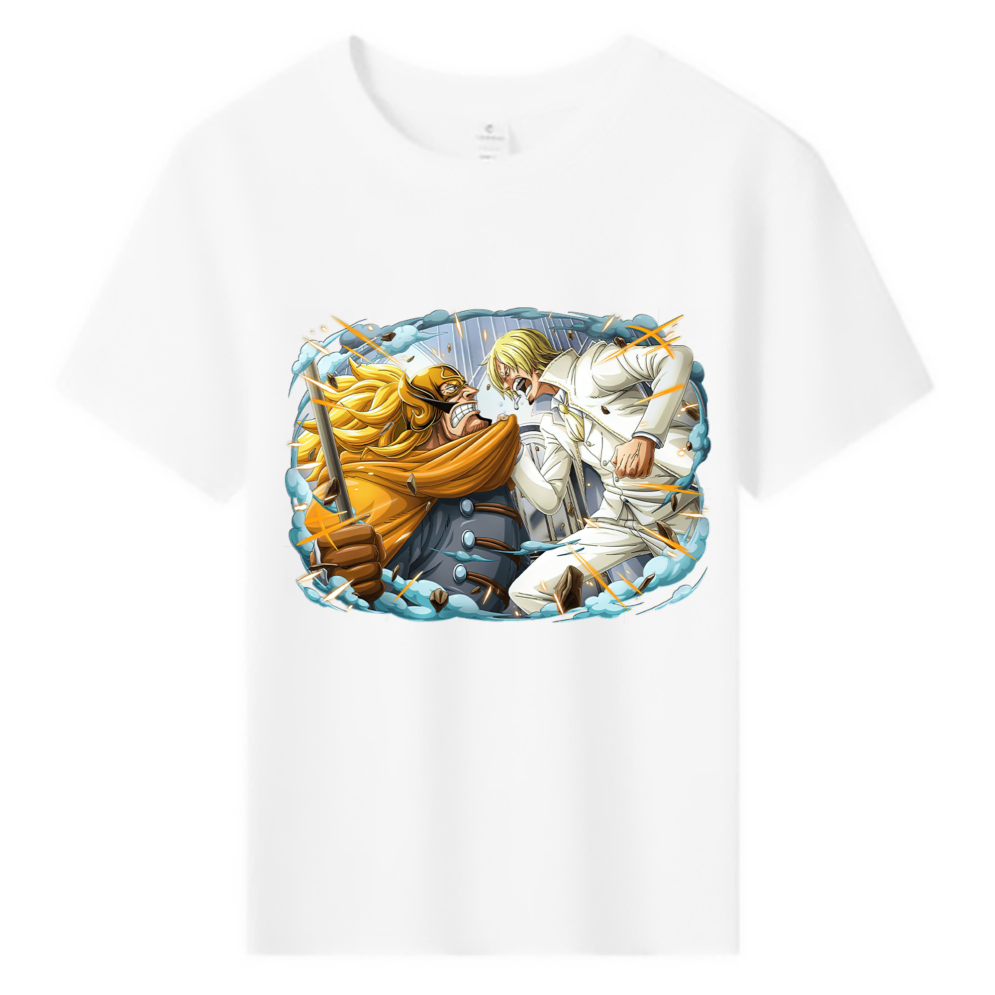 （画像用） ワンピース サンジ ONE PIECE Sanji 綿100％キッズTシャツ（フロントプリント）