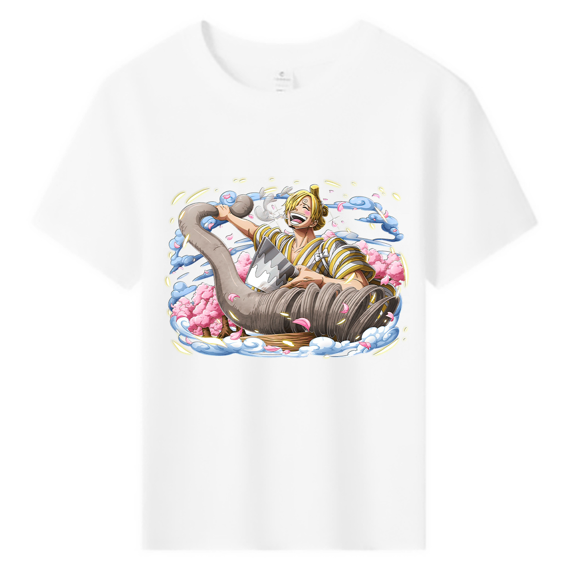 （画像用） ワンピース サンジ ONE PIECE Sanji 綿100％キッズTシャツ（フロントプリント）