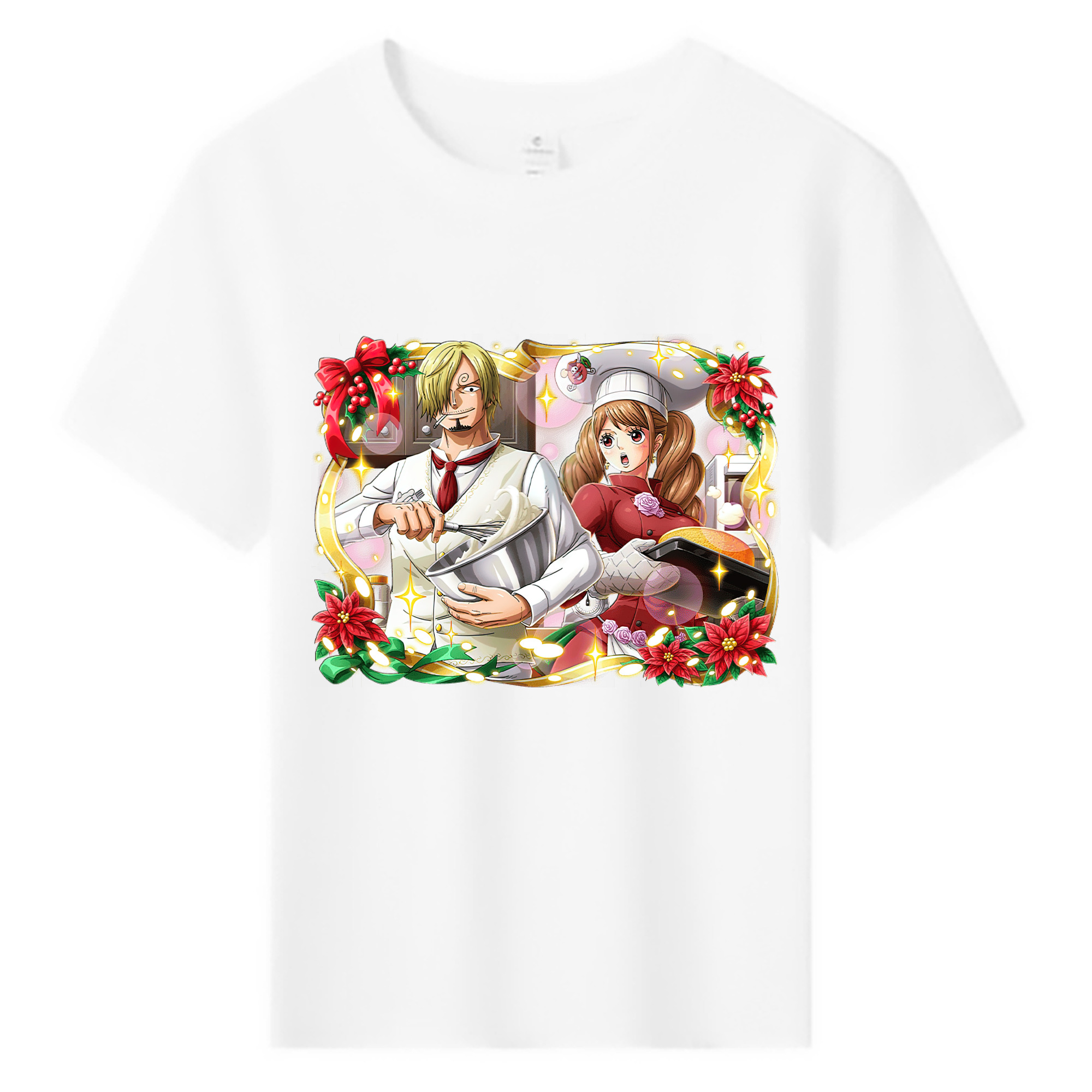 （画像用） ワンピース サンジ ONE PIECE Sanji 綿100％キッズTシャツ（フロントプリント）