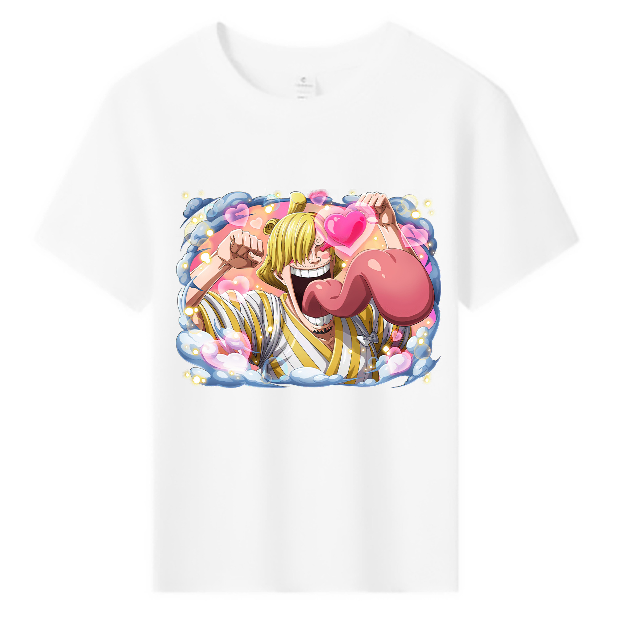 （画像用） ワンピース サンジ ONE PIECE Sanji 綿100％キッズTシャツ（フロントプリント）