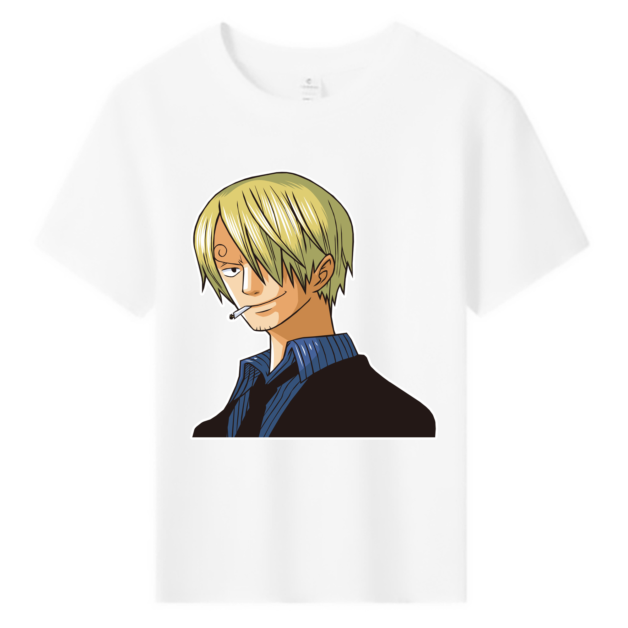 （画像用） ワンピース サンジ ONE PIECE Sanji 綿100％キッズTシャツ（フロントプリント）