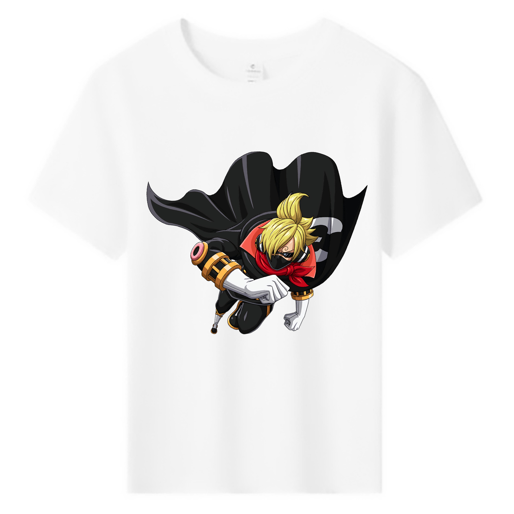 （画像用） ワンピース サンジ ONE PIECE Sanji 綿100％キッズTシャツ（フロントプリント）