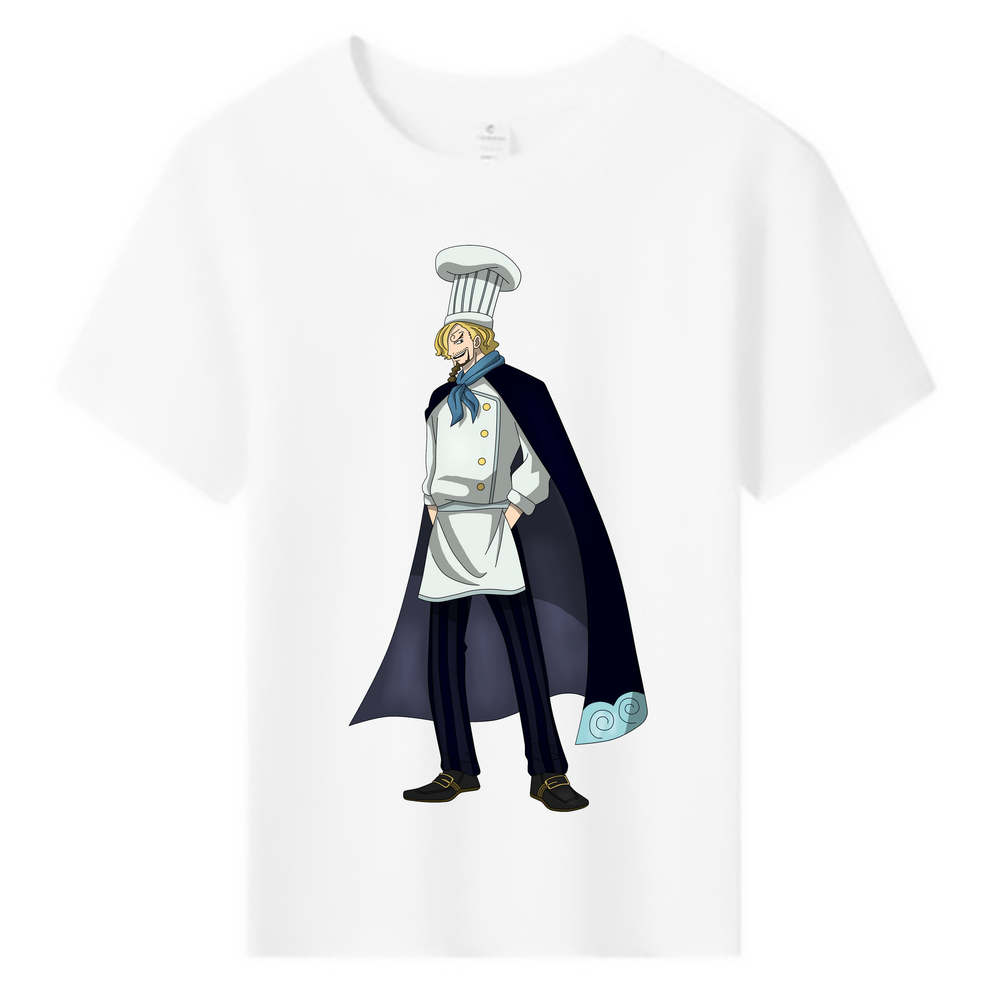 （画像用） ワンピース サンジ ONE PIECE Sanji 綿100％キッズTシャツ（フロントプリント）