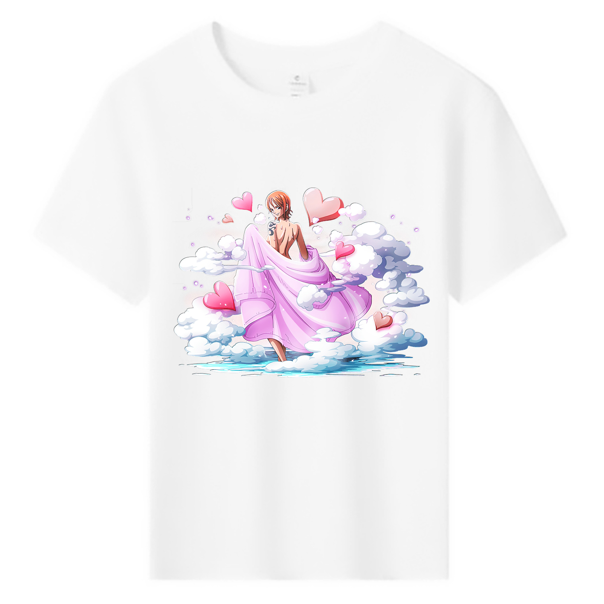 （画像用） ワンピース ナミ ONE PIECE Nami 綿100％キッズTシャツ（フロントプリント）