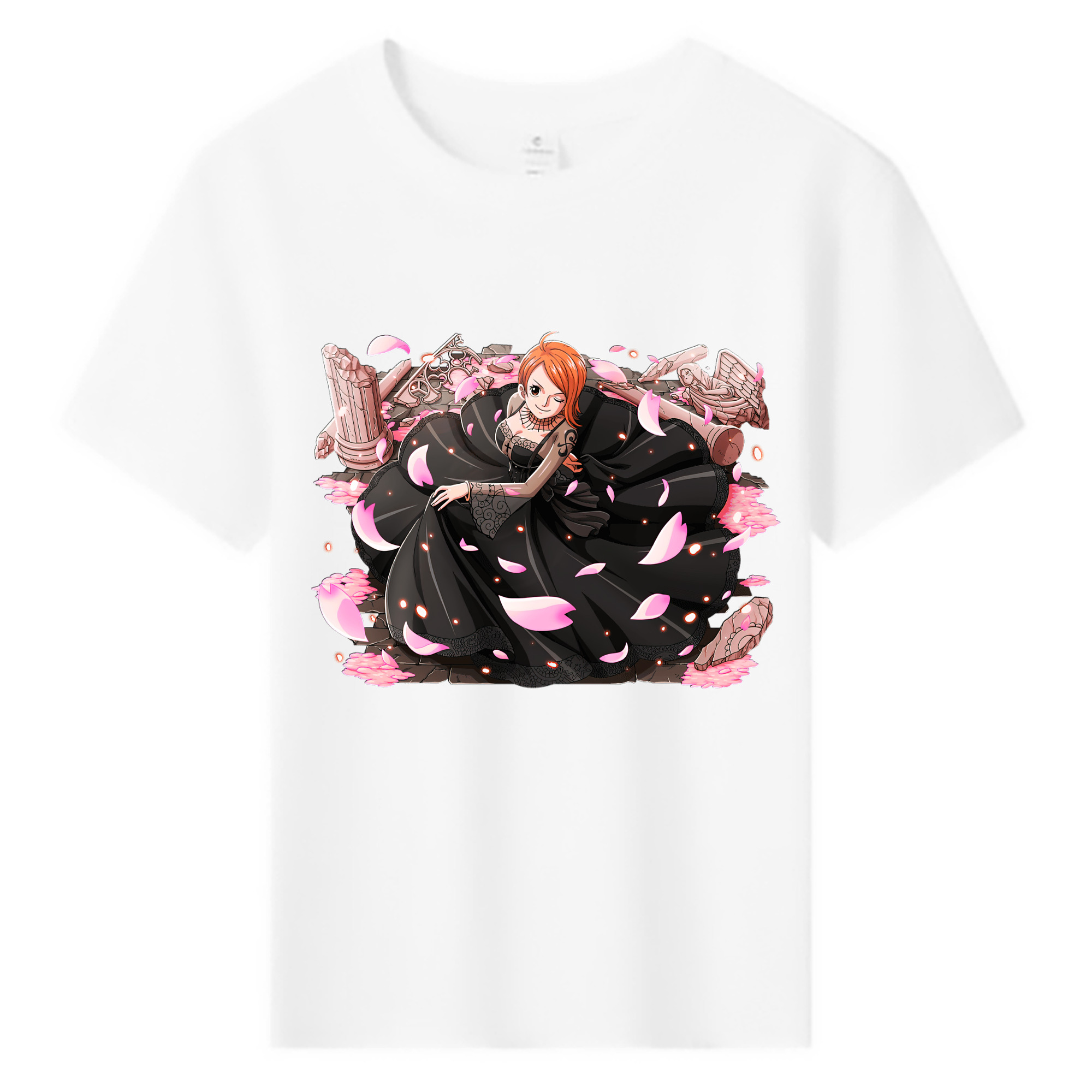 （画像用） ワンピース ナミ ONE PIECE Nami 綿100％キッズTシャツ（フロントプリント）