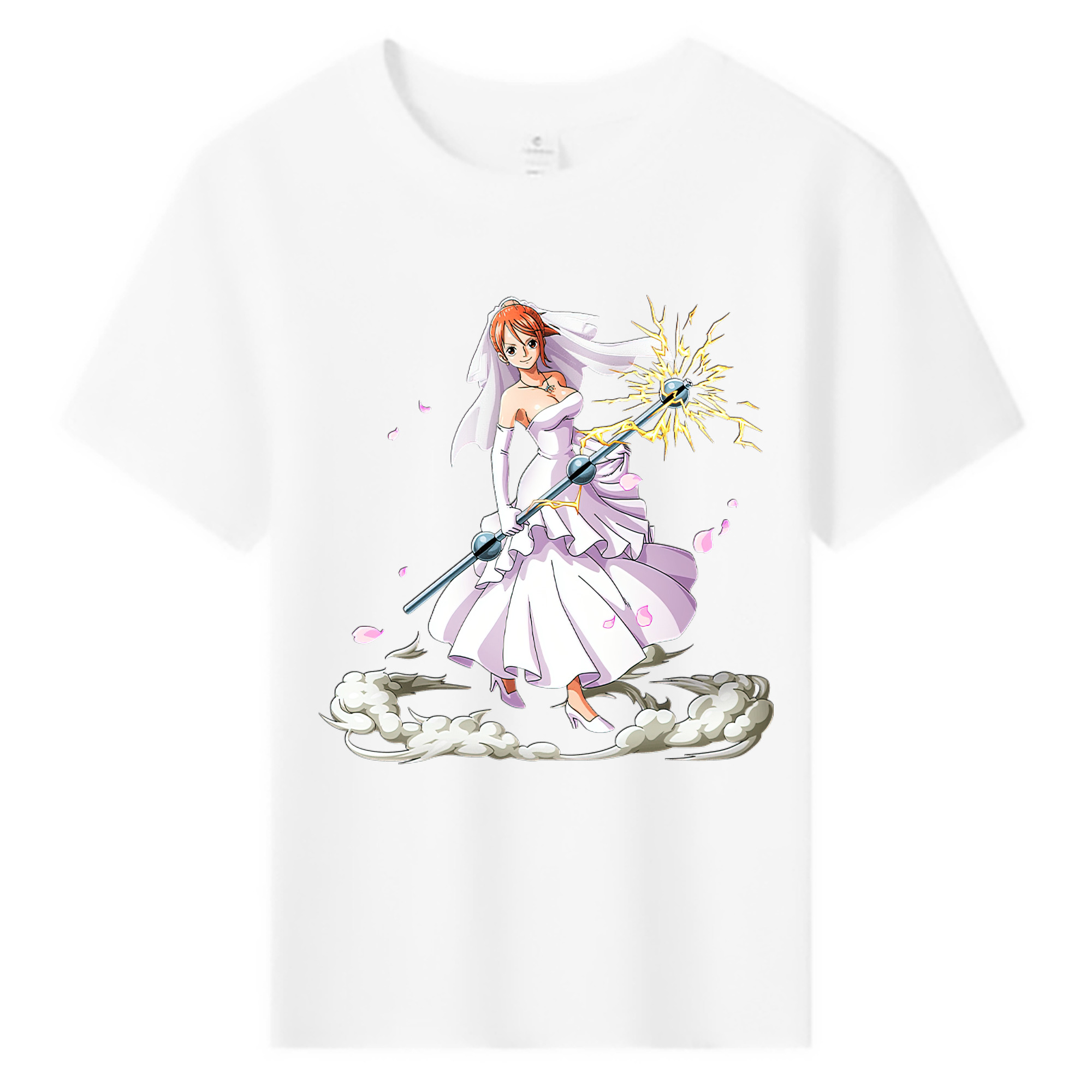（画像用） ワンピース ナミ ONE PIECE Nami 綿100％キッズTシャツ（フロントプリント）