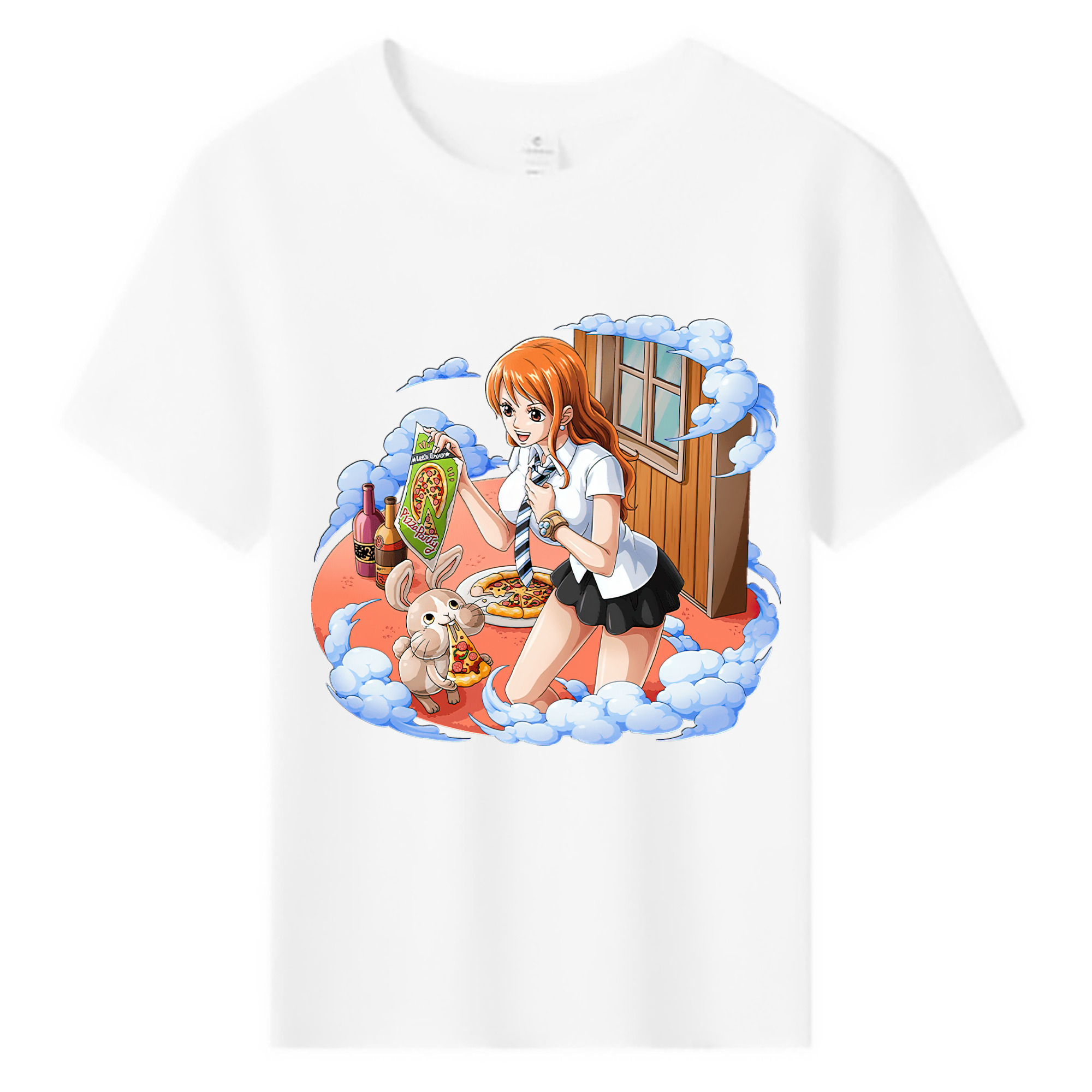 （画像用） ワンピース ナミ ONE PIECE Nami 綿100％キッズTシャツ（フロントプリント）