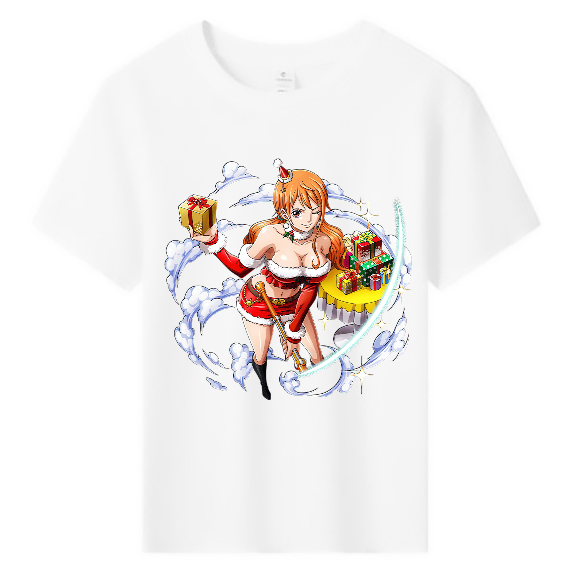 （画像用） ワンピース ナミ ONE PIECE Nami 綿100％キッズTシャツ（フロントプリント）