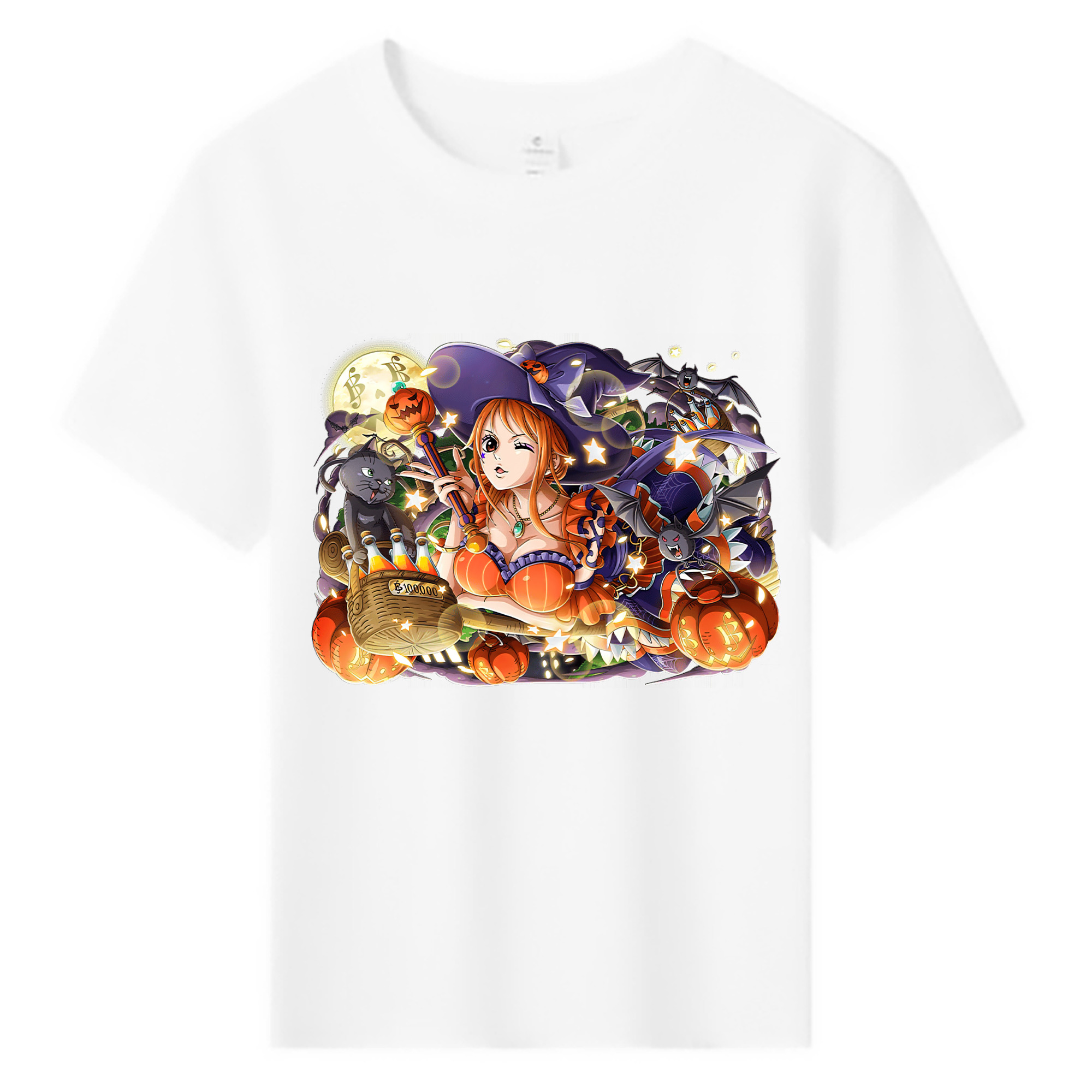 （画像用） ワンピース ナミ ONE PIECE Nami 綿100％キッズTシャツ（フロントプリント）
