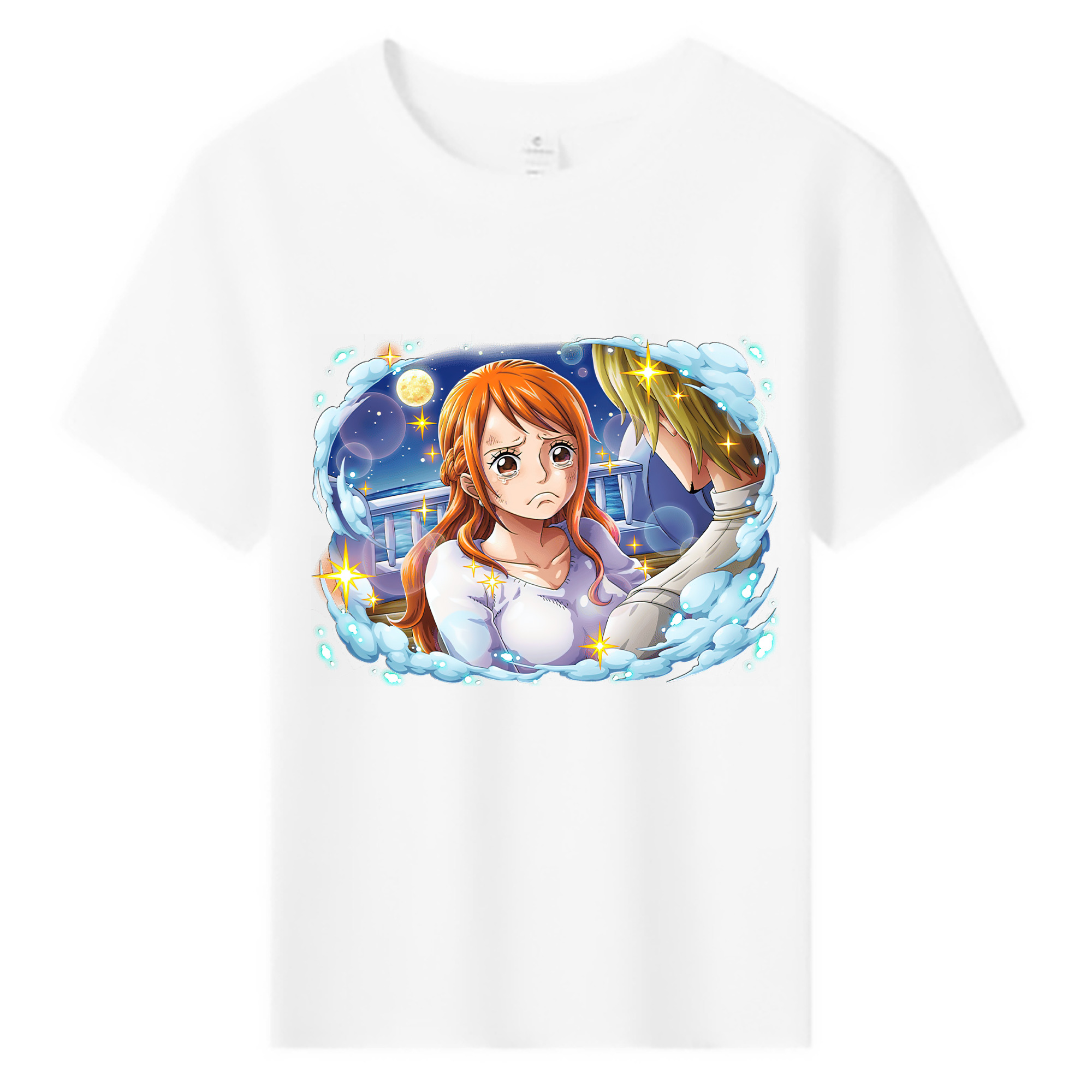 （画像用） ワンピース ナミ ONE PIECE Nami 綿100％キッズTシャツ（フロントプリント）