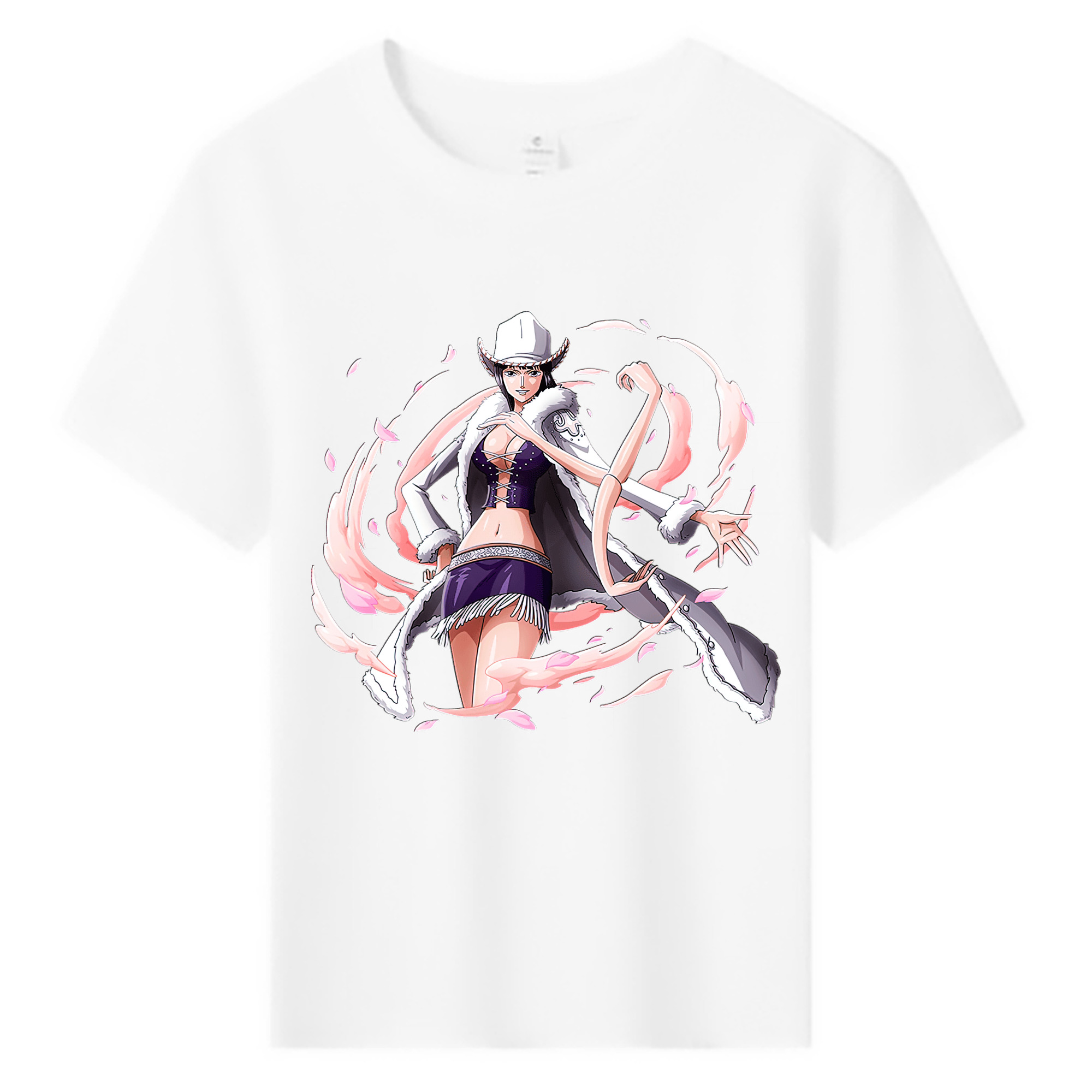 （画像用） ワンピース ニコ・ロビン ONE PIECE Nico Robin 綿100％キッズTシャツ（フロントプリント）