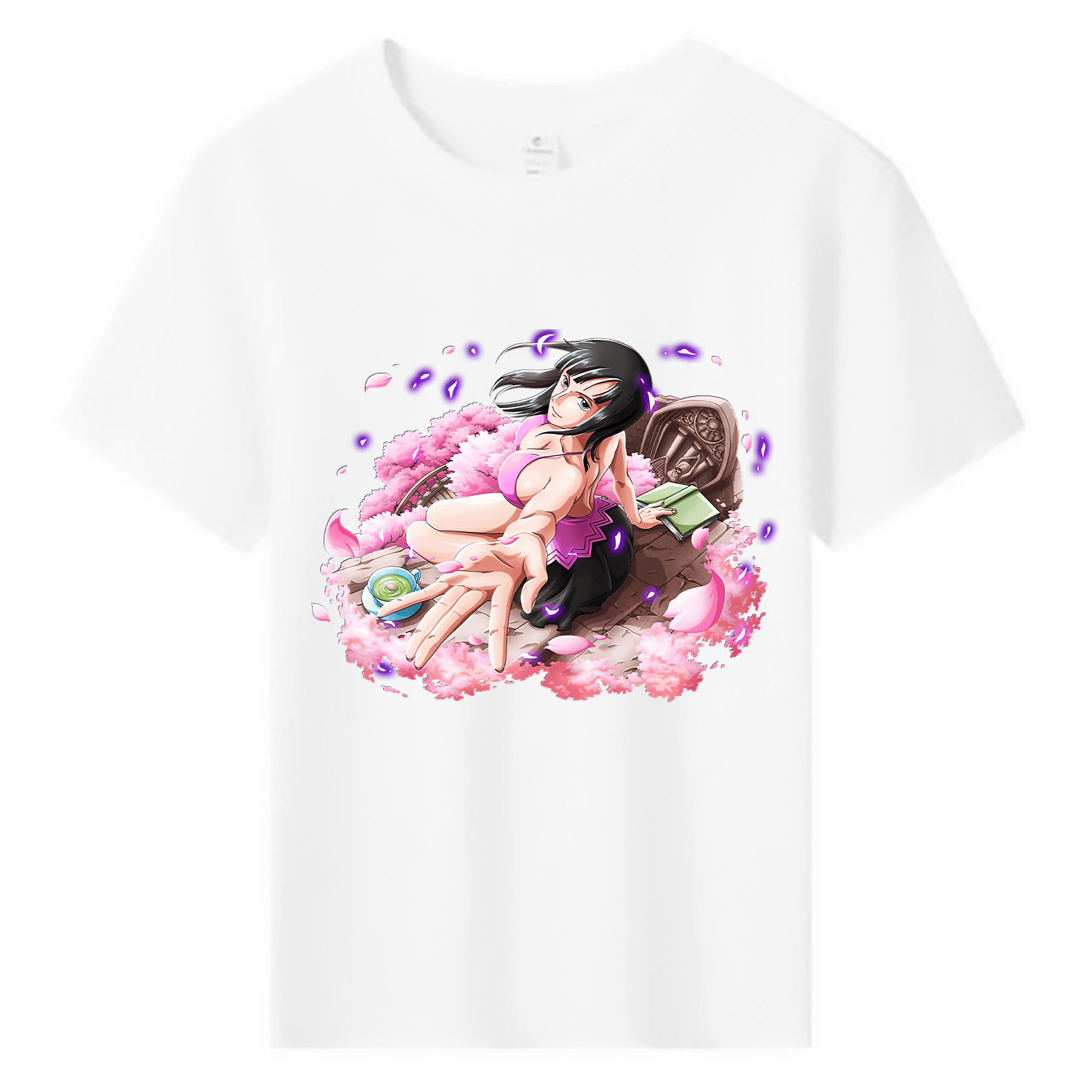（画像用） ワンピース ニコ・ロビン ONE PIECE Nico Robin 綿100％キッズTシャツ（フロントプリント）