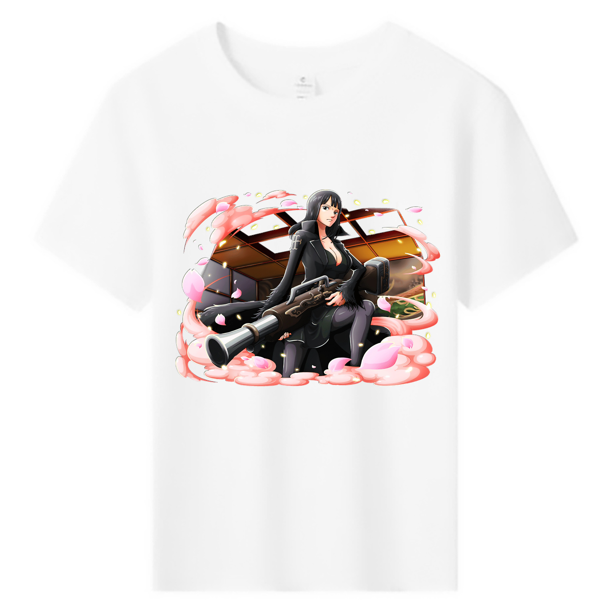 （画像用） ワンピース ニコ・ロビン ONE PIECE Nico Robin 綿100％キッズTシャツ（フロントプリント）
