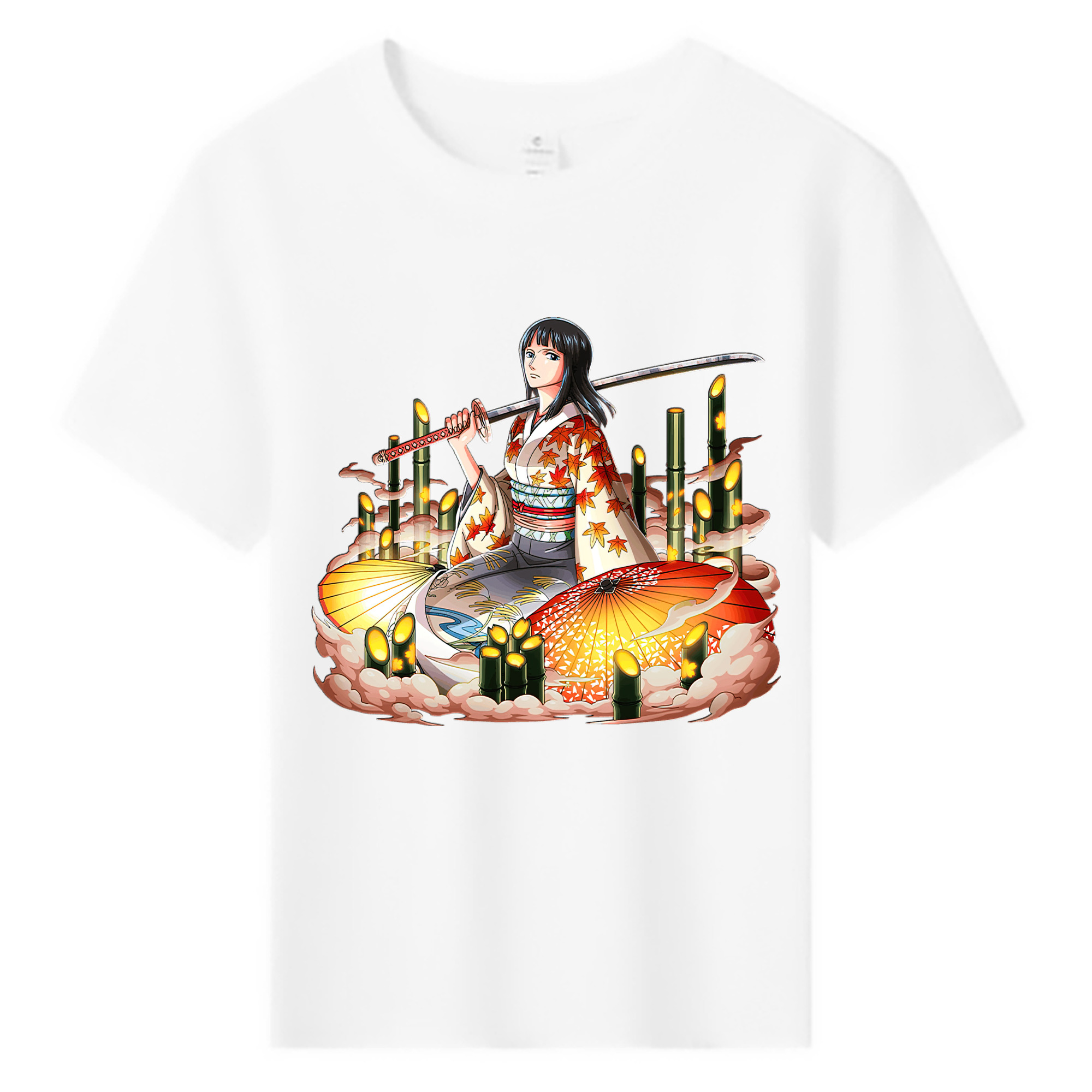 ワンピース ニコ・ロビン ONE PIECE Nico Robin 綿100％キッズTシャツ（フロントプリント）