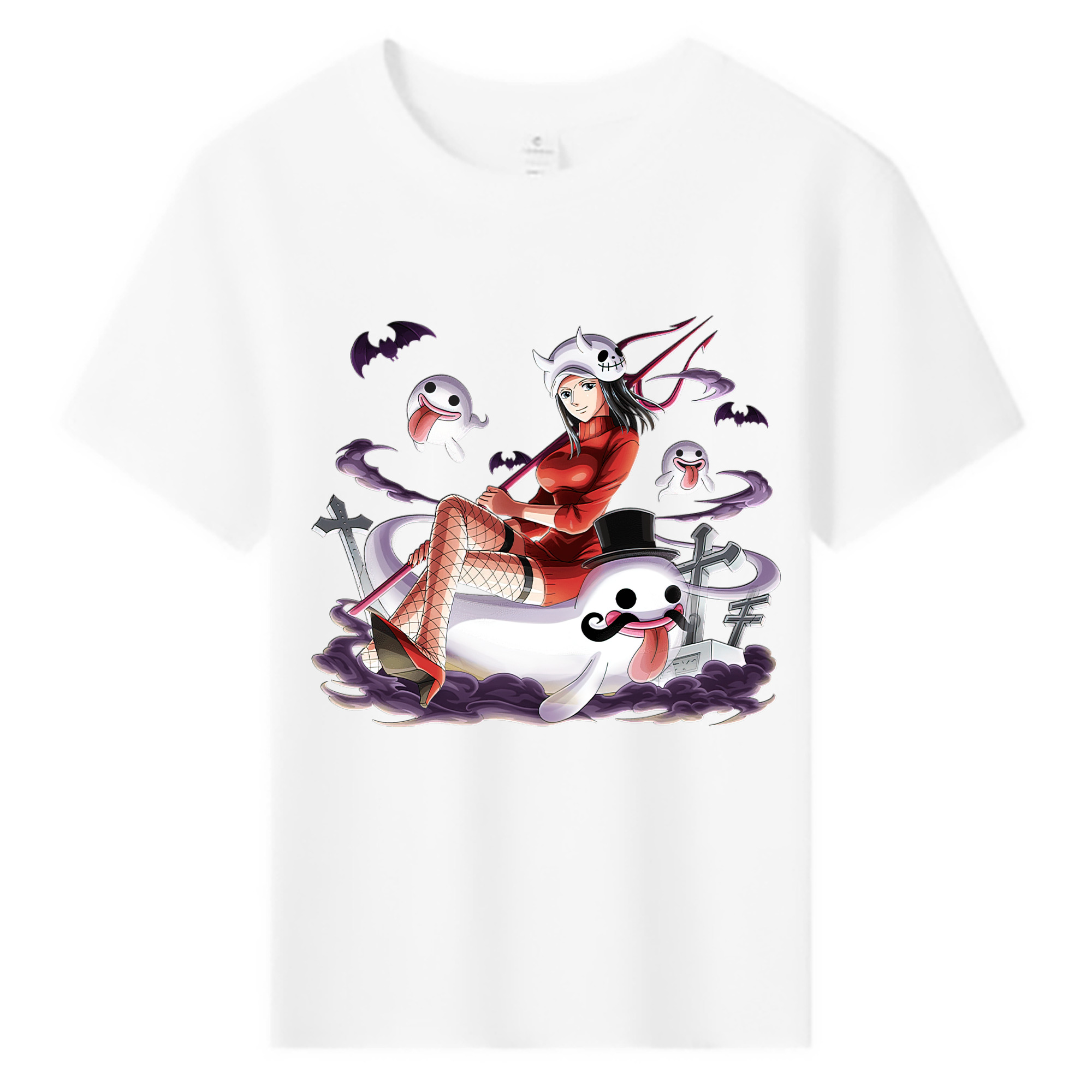 （画像用） ワンピース ニコ・ロビン ONE PIECE Nico Robin 綿100％キッズTシャツ（フロントプリント）