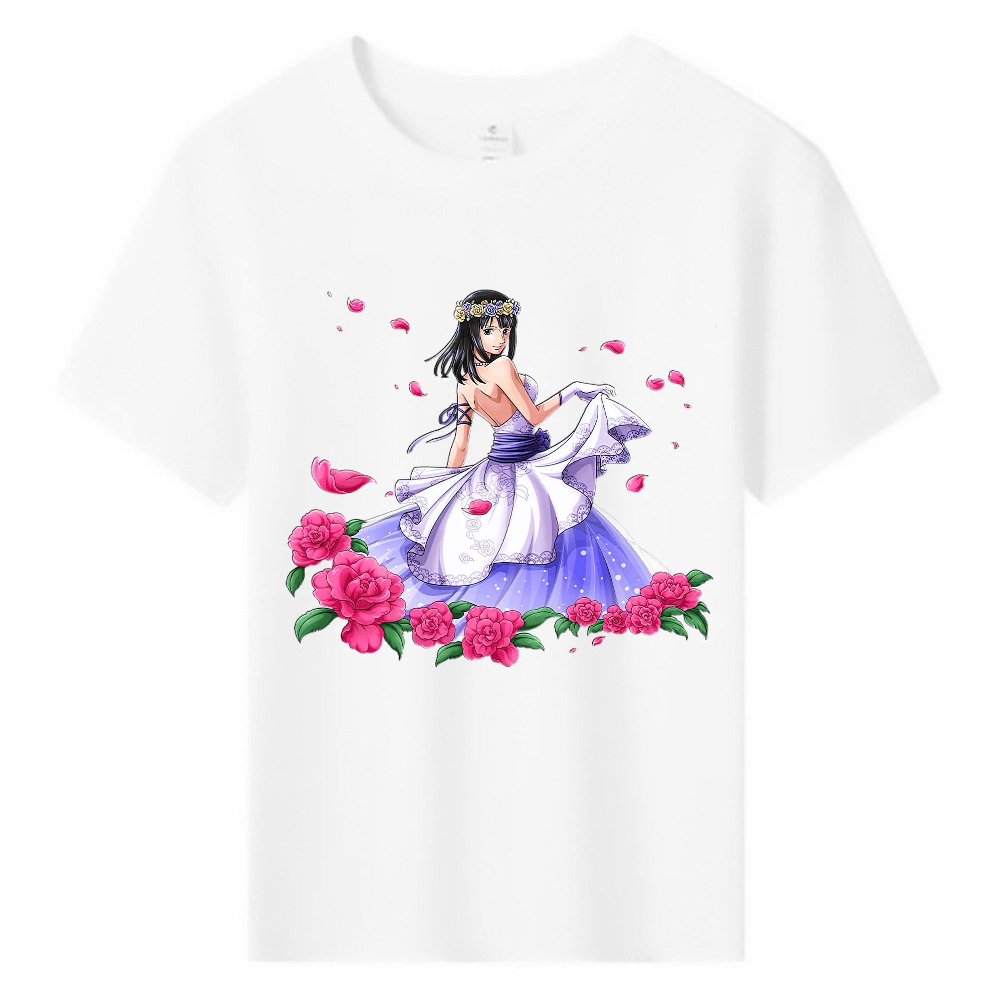 ワンピース ニコ・ロビン ONE PIECE Nico Robin 綿100％キッズTシャツ（フロントプリント）