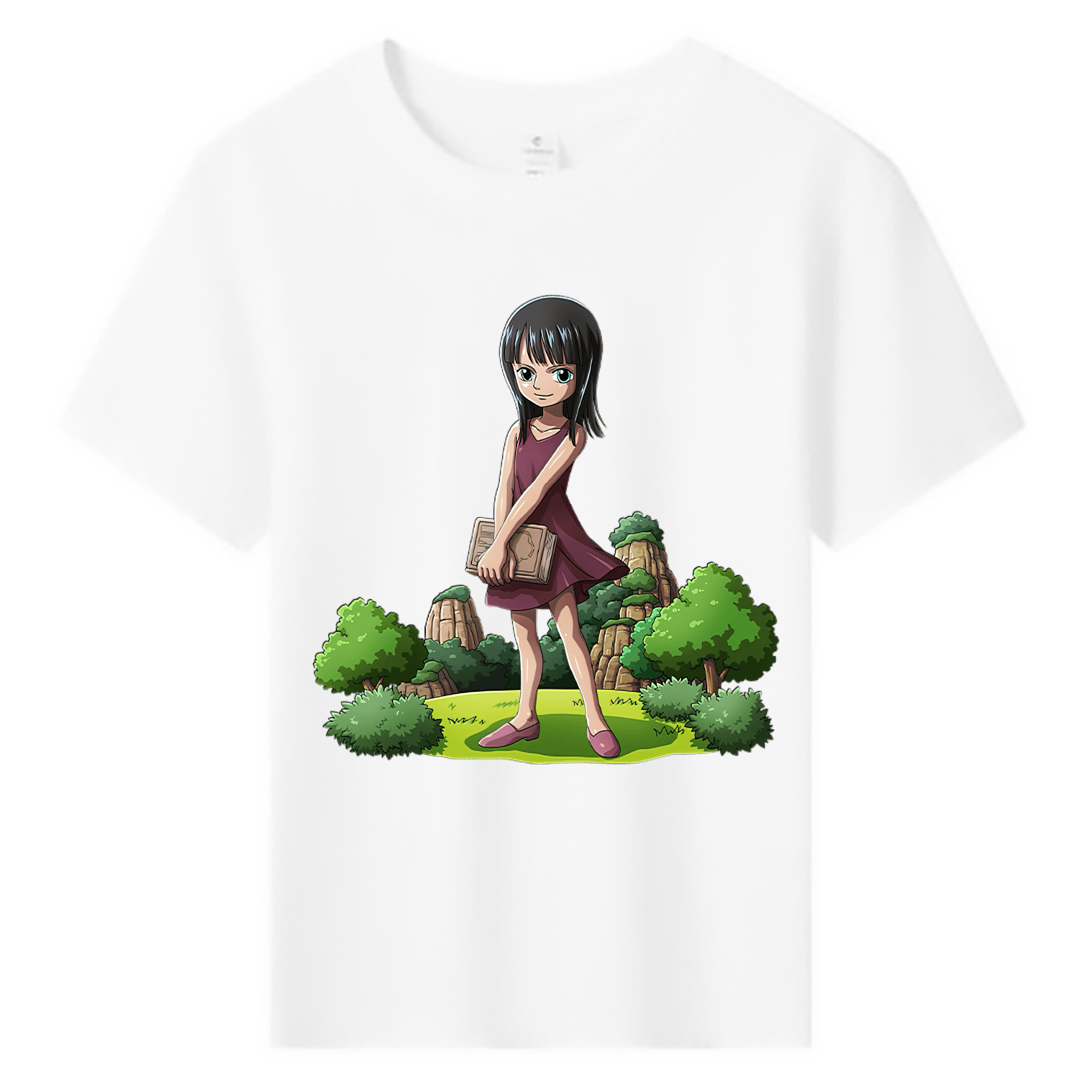 ワンピース ニコ・ロビン ONE PIECE Nico Robin 綿100％キッズTシャツ（フロントプリント）