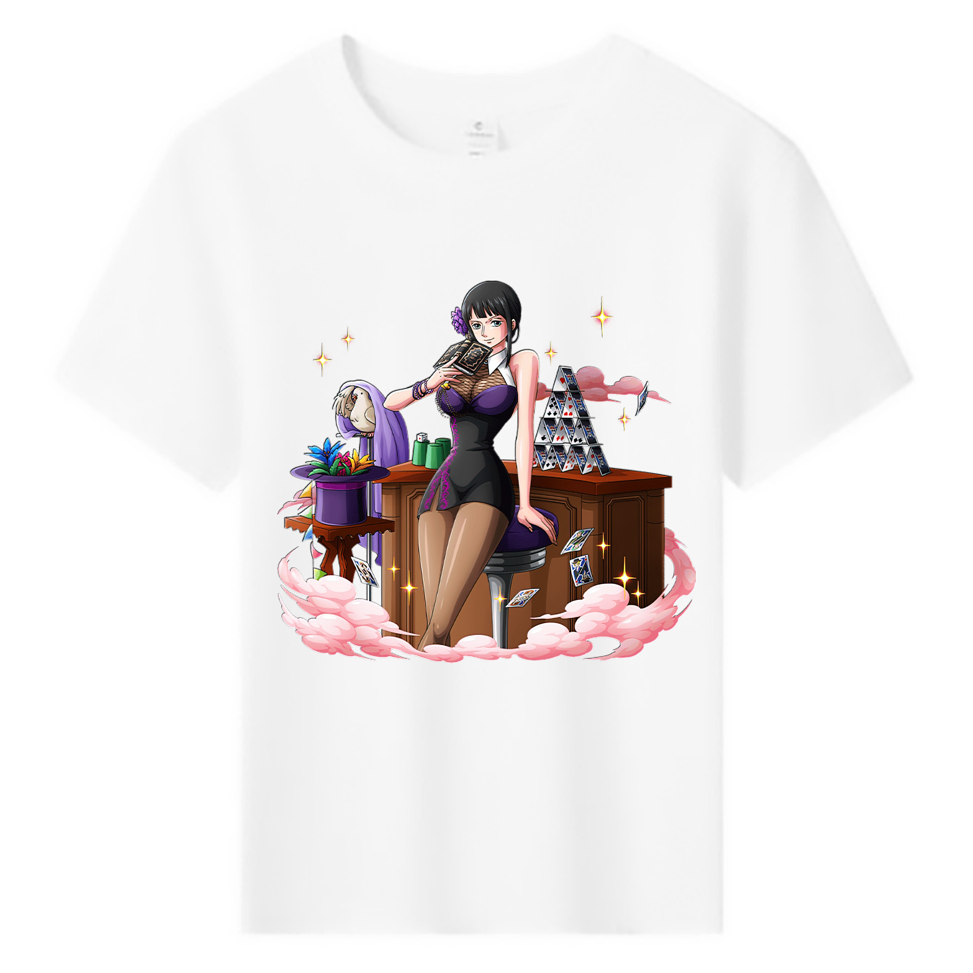 ワンピース ニコ・ロビン ONE PIECE Nico Robin 綿100％キッズTシャツ（フロントプリント）