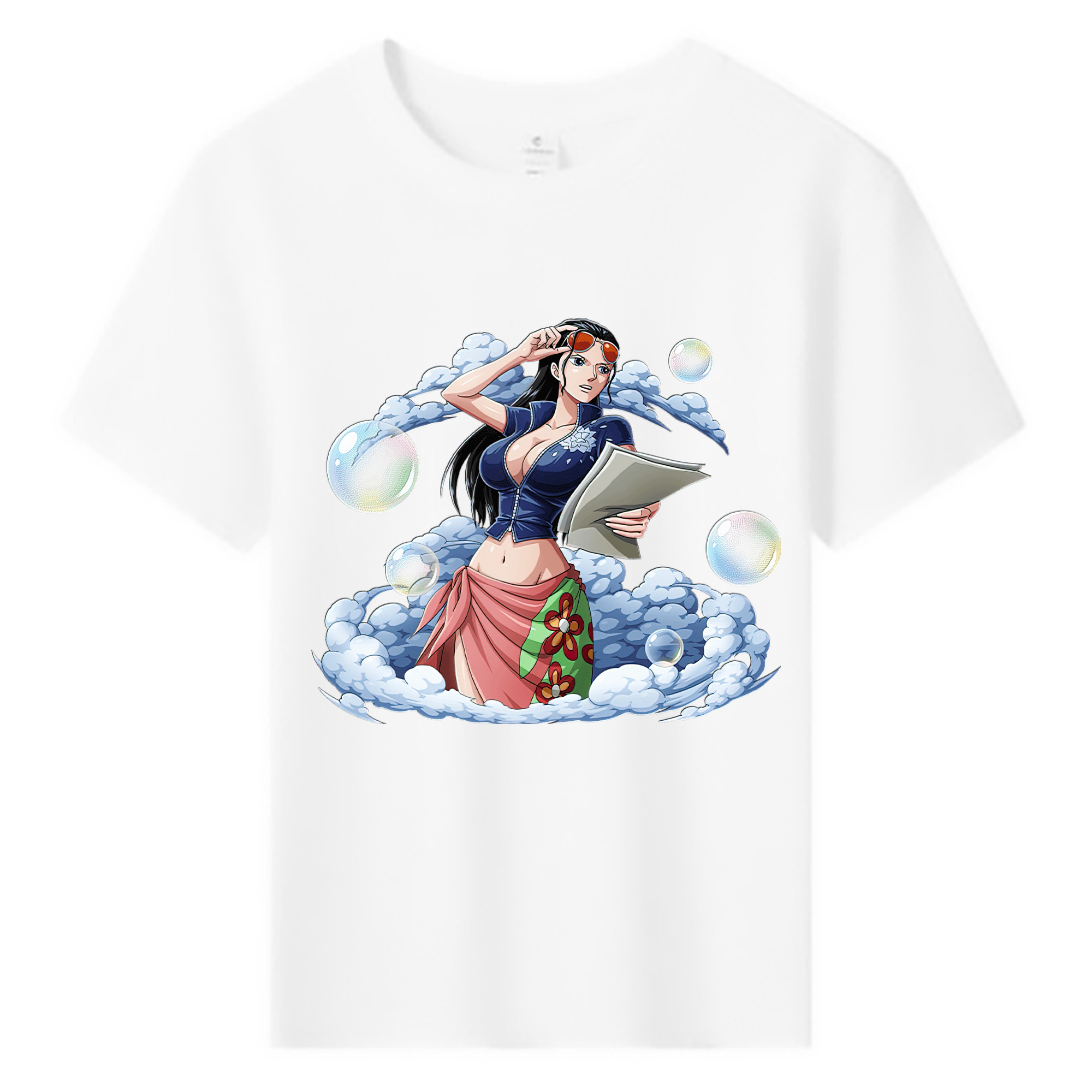 ワンピース ニコ・ロビン ONE PIECE Nico Robin 綿100％キッズTシャツ（フロントプリント）