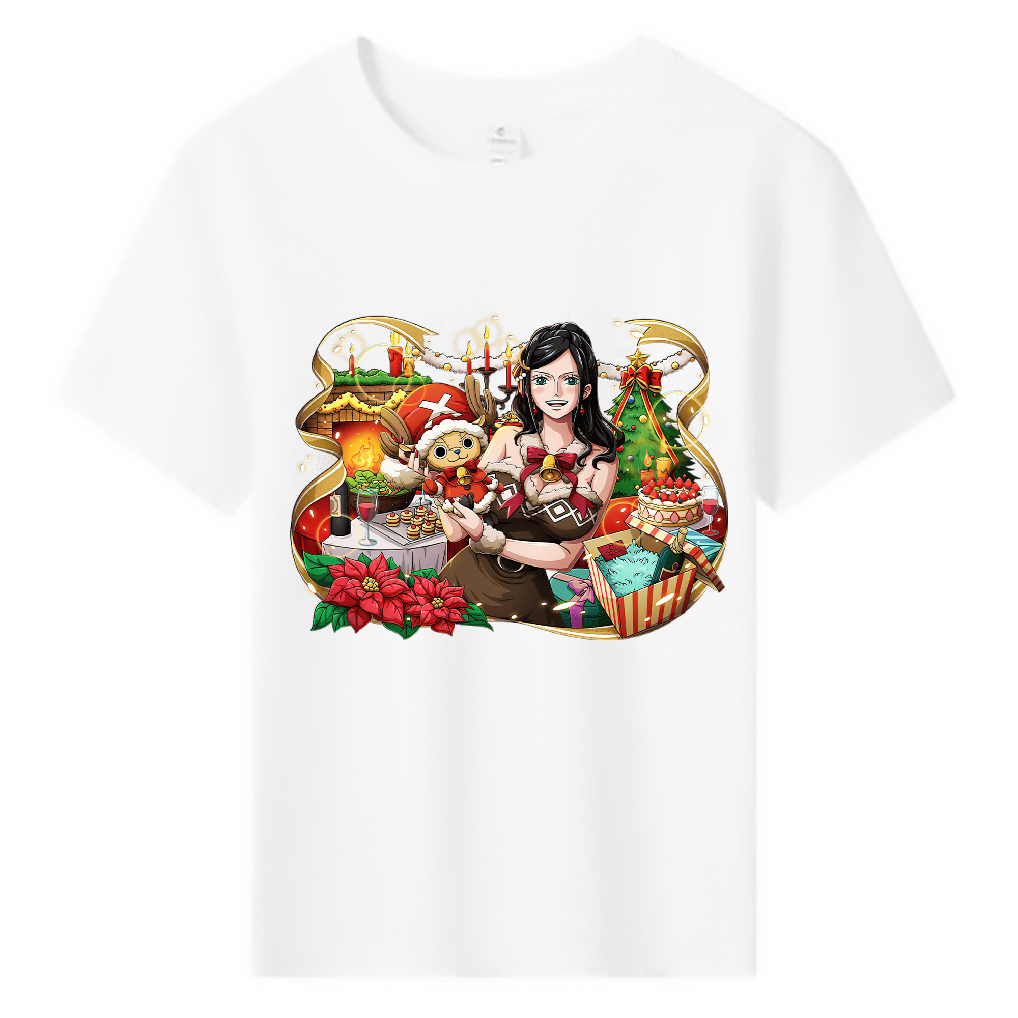 ワンピース ニコ・ロビン ONE PIECE Nico Robin 綿100％キッズTシャツ（フロントプリント）