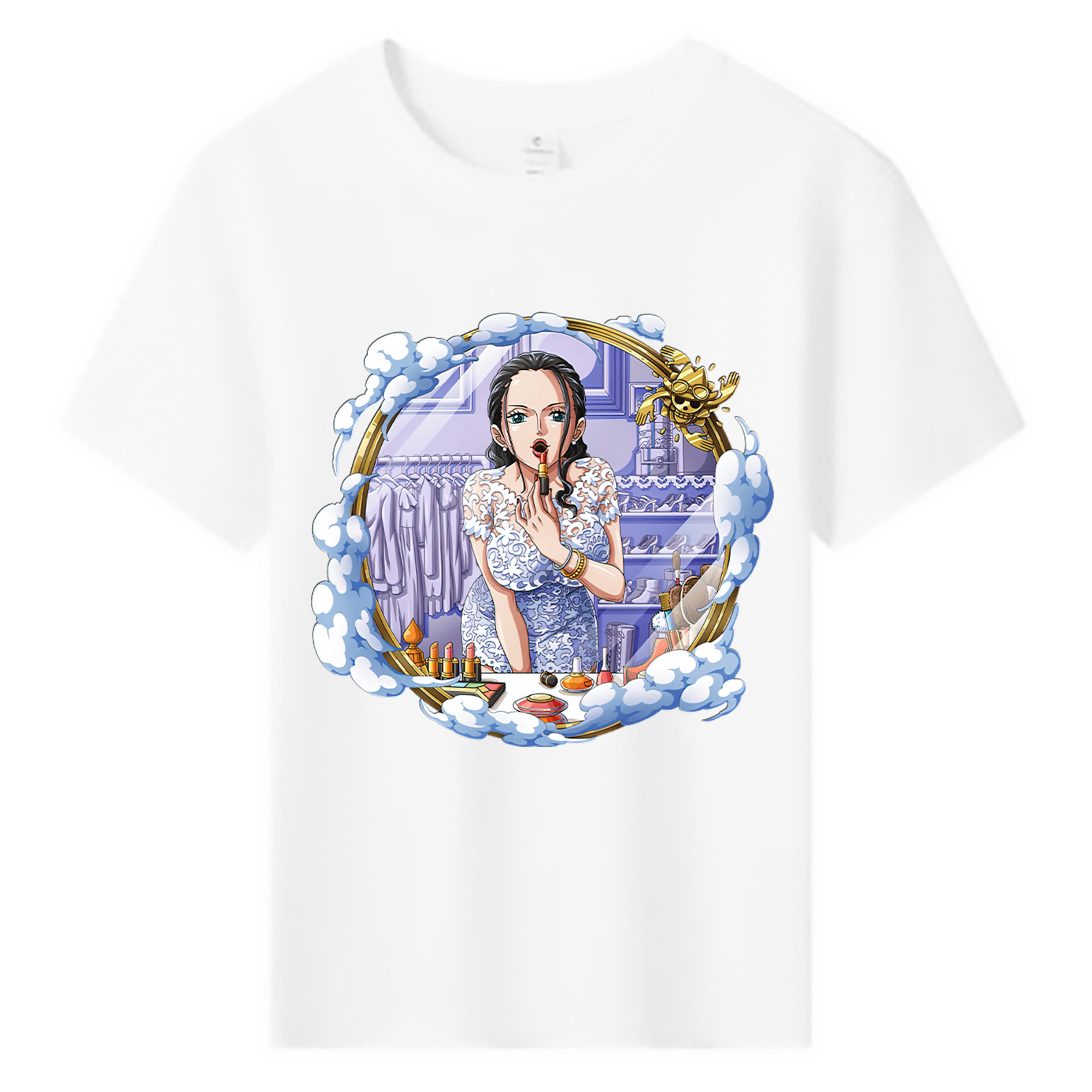ワンピース ニコ・ロビン ONE PIECE Nico Robin 綿100％キッズTシャツ（フロントプリント）
