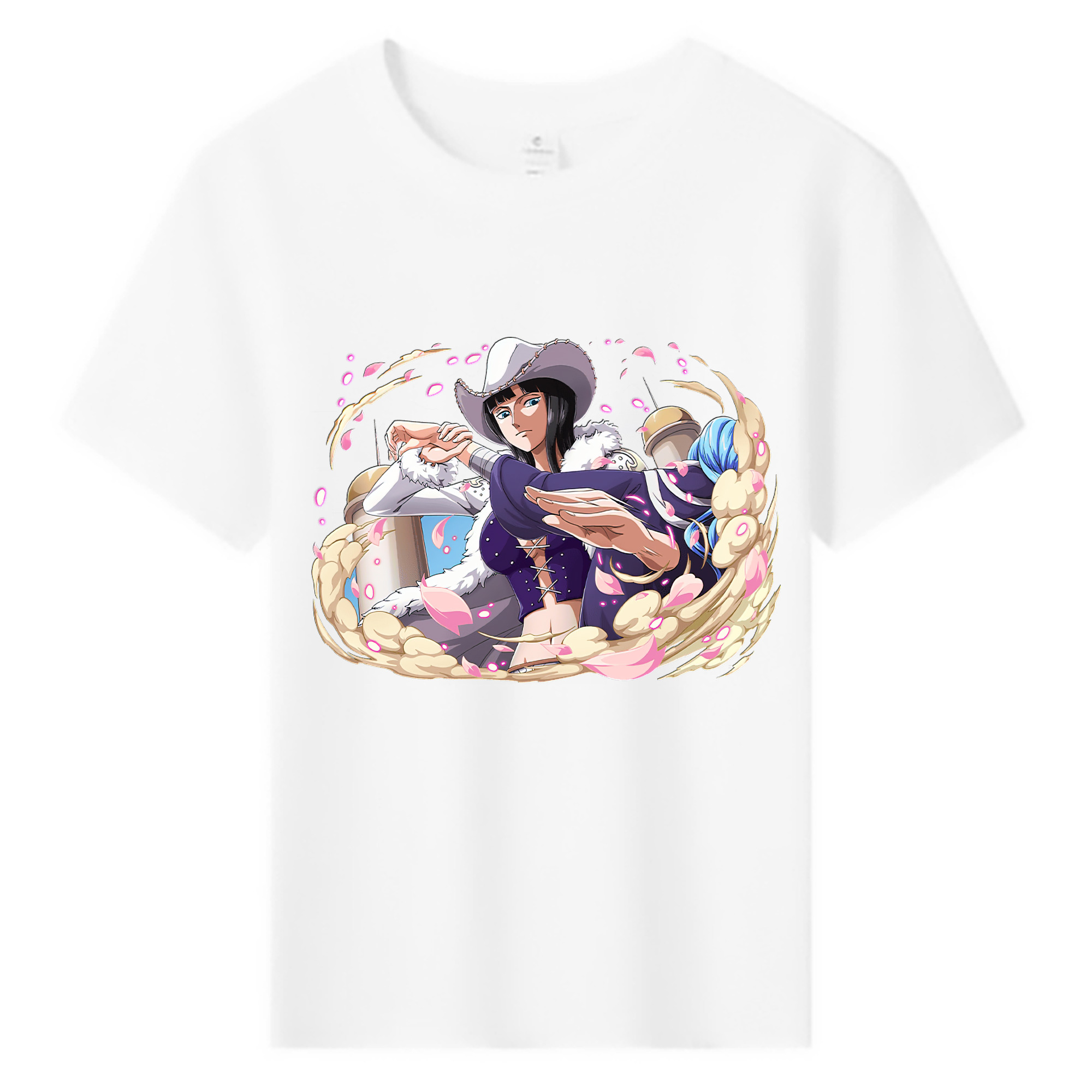 ワンピース ニコ・ロビン ONE PIECE Nico Robin 綿100％キッズTシャツ（フロントプリント）