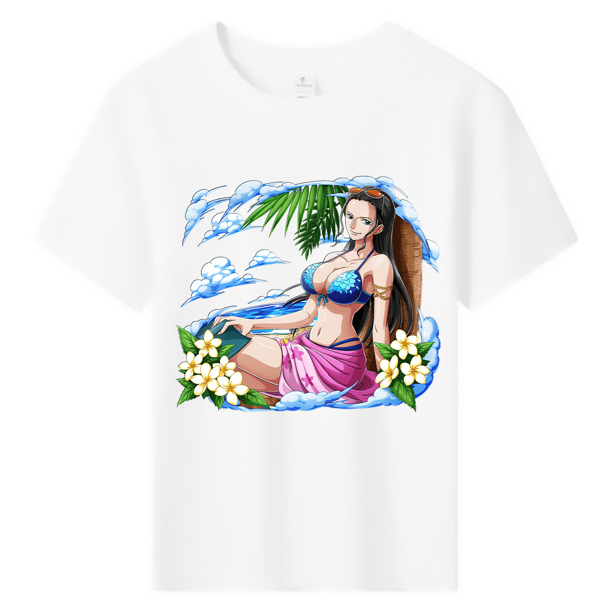 ワンピース ニコ・ロビン ONE PIECE Nico Robin 綿100％キッズTシャツ（フロントプリント）