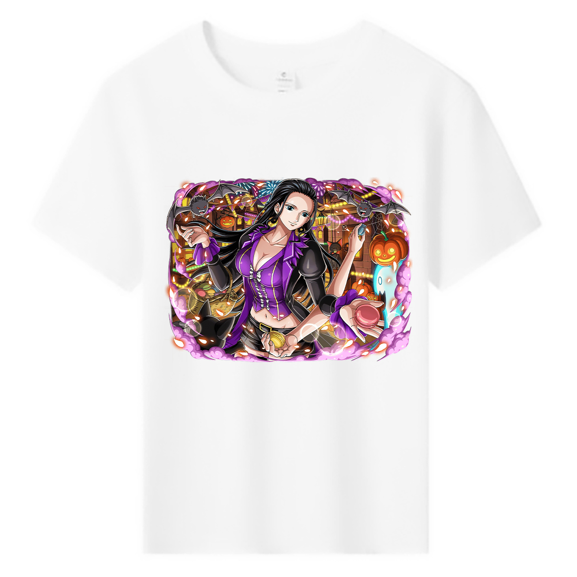 ワンピース ニコ・ロビン ONE PIECE Nico Robin 綿100％キッズTシャツ（フロントプリント）