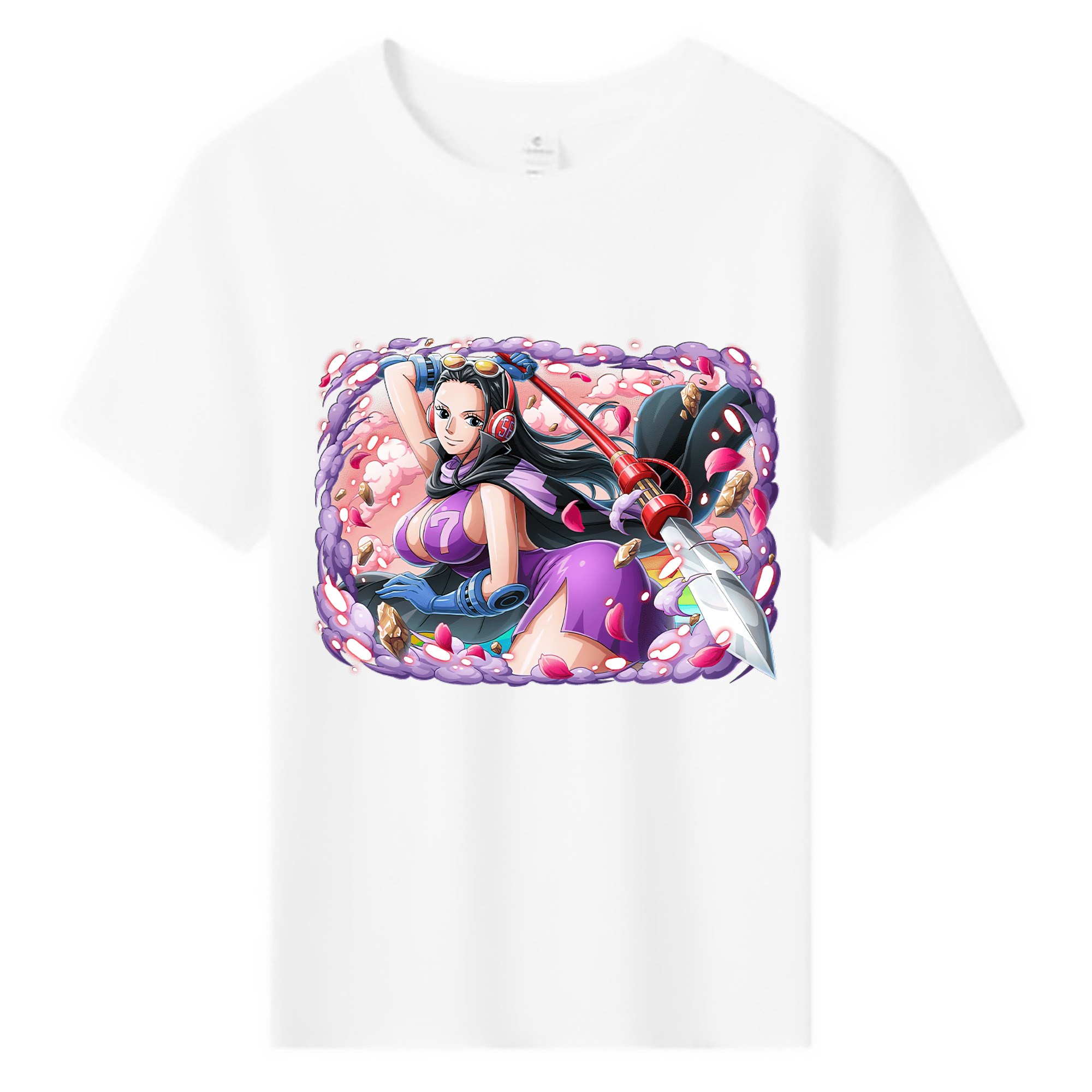 ワンピース ニコ・ロビン ONE PIECE Nico Robin 綿100％キッズTシャツ（フロントプリント）