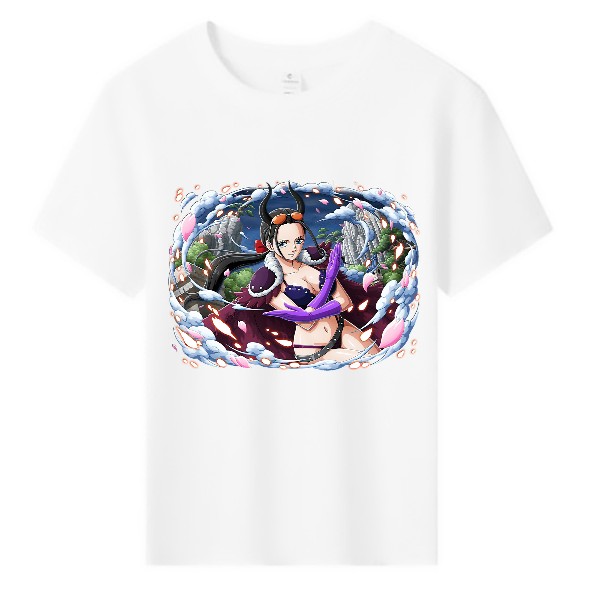 ワンピース ニコ・ロビン ONE PIECE Nico Robin 綿100％キッズTシャツ（フロントプリント）