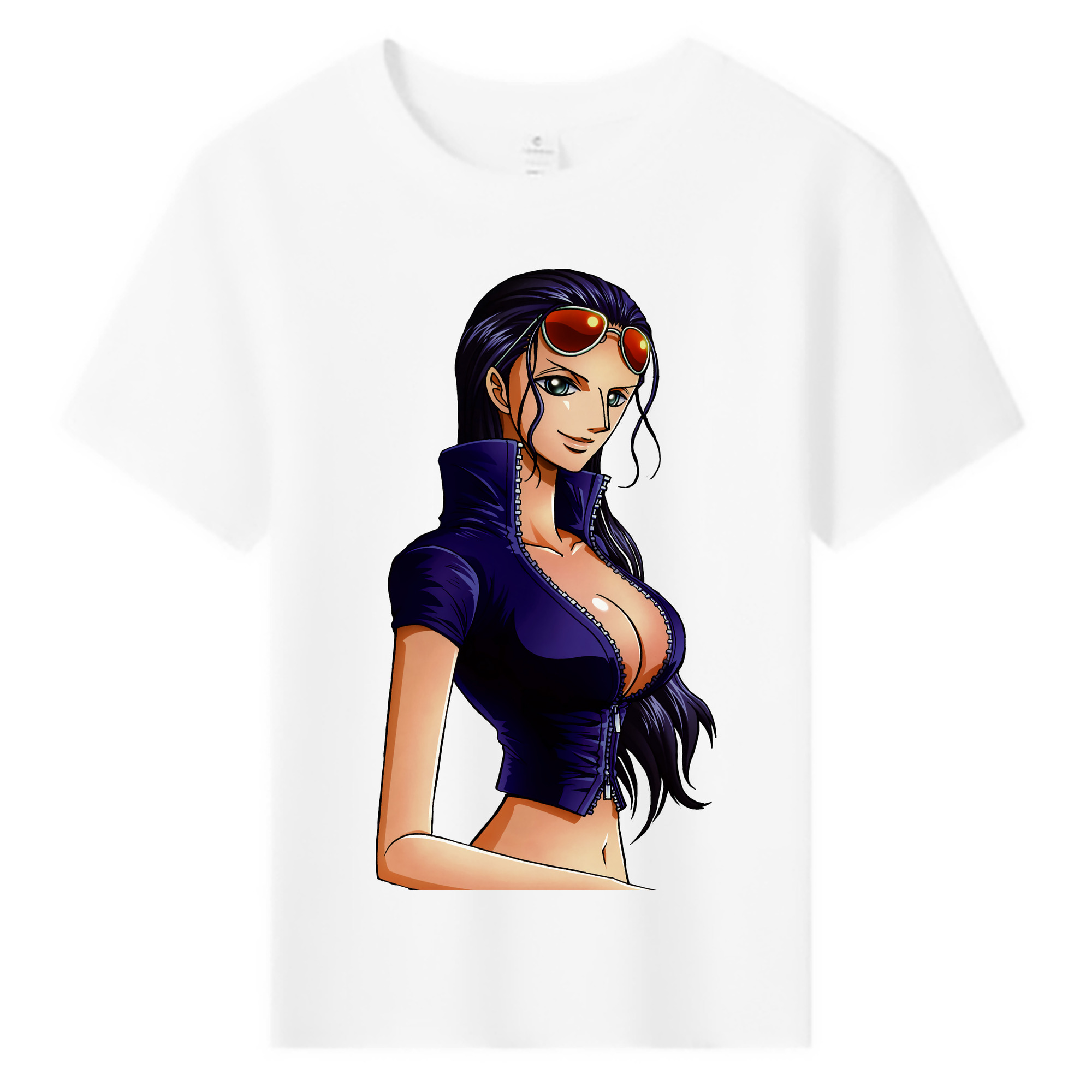ワンピース ニコ・ロビン ONE PIECE Nico Robin 綿100％キッズTシャツ（フロントプリント）
