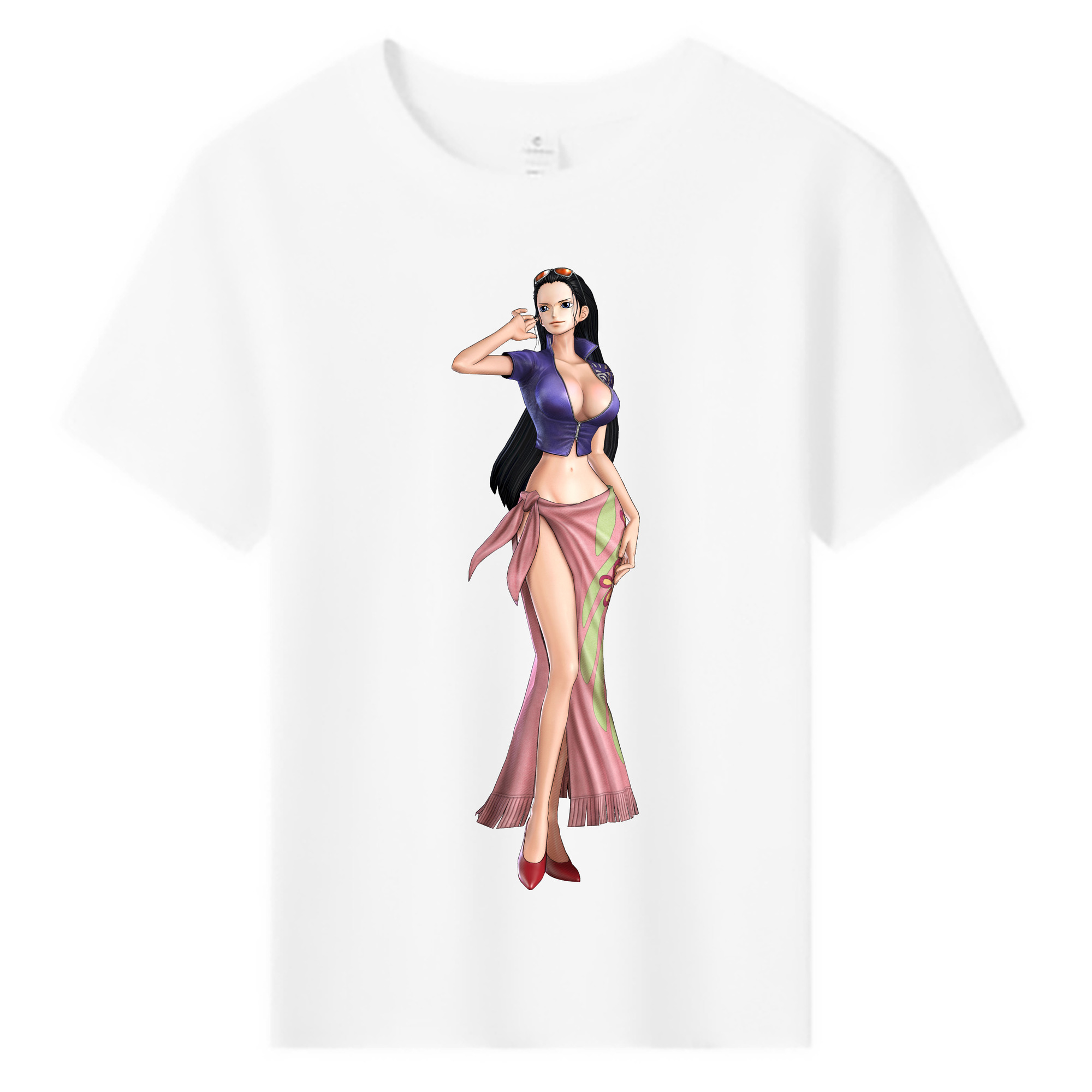 ワンピース ニコ・ロビン ONE PIECE Nico Robin 綿100％キッズTシャツ（フロントプリント）