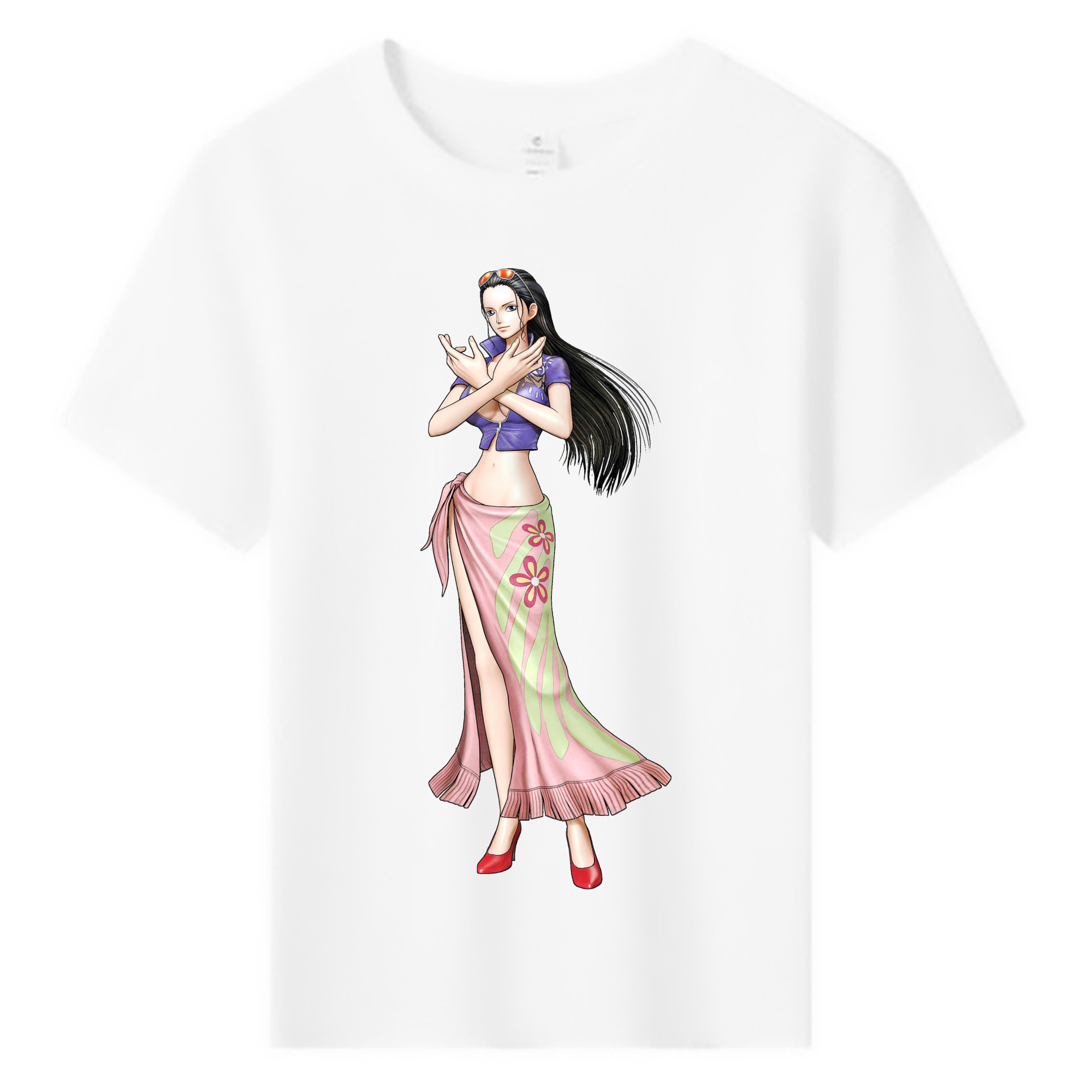 ワンピース ニコ・ロビン ONE PIECE Nico Robin 綿100％キッズTシャツ（フロントプリント）