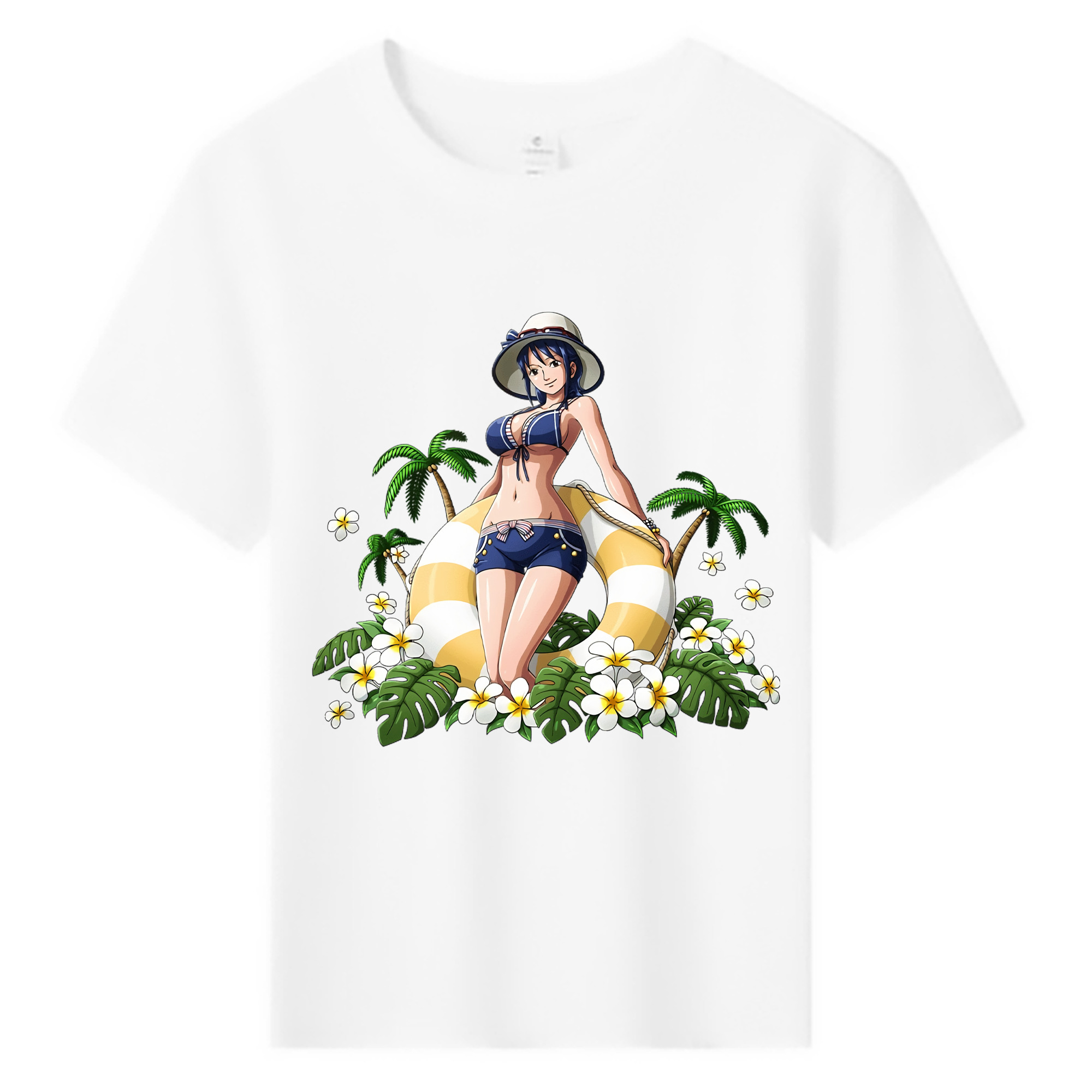 ワンピース ニコ・ロビン ONE PIECE Nico Robin 綿100％キッズTシャツ（フロントプリント）