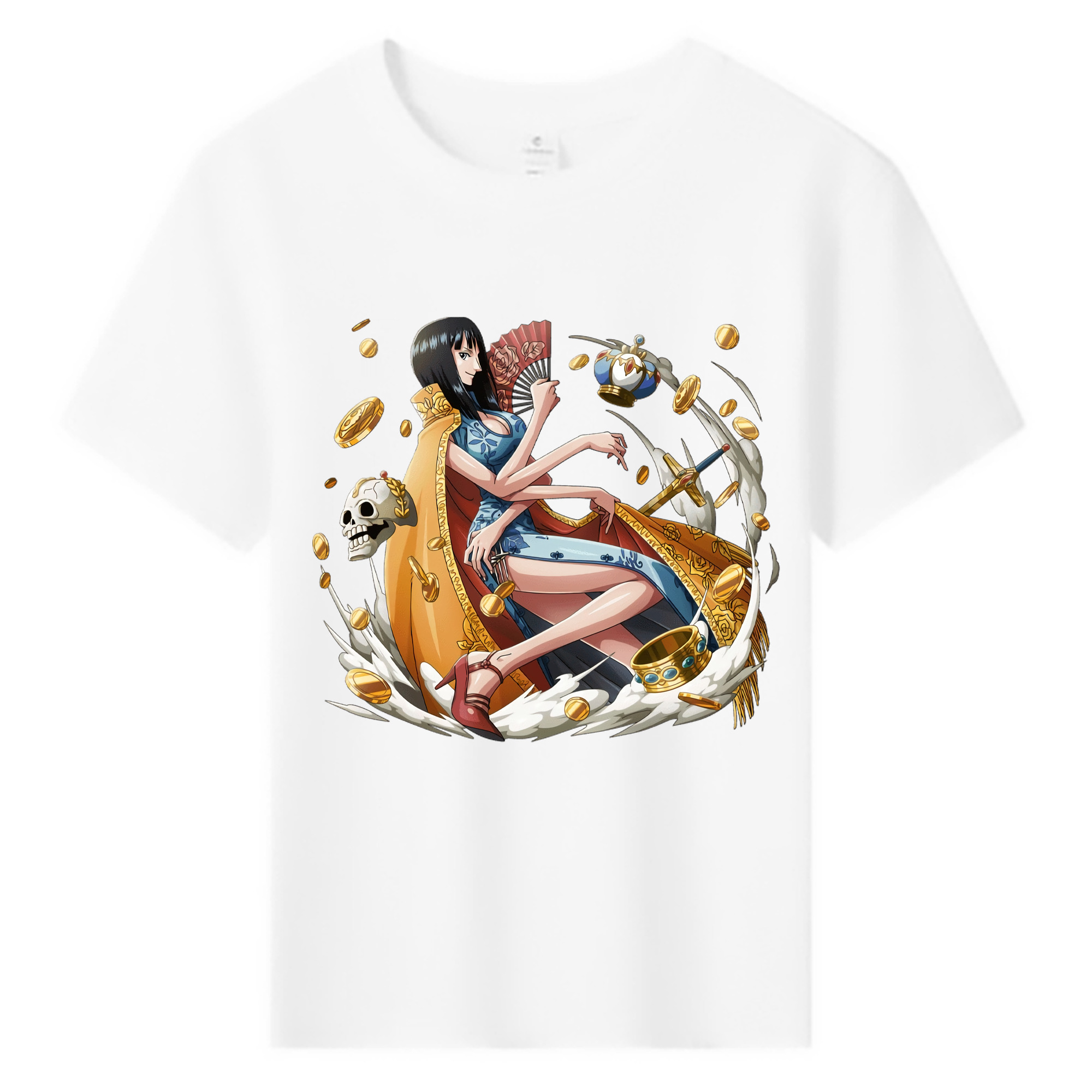ワンピース ニコ・ロビン ONE PIECE Nico Robin 綿100％キッズTシャツ（フロントプリント）