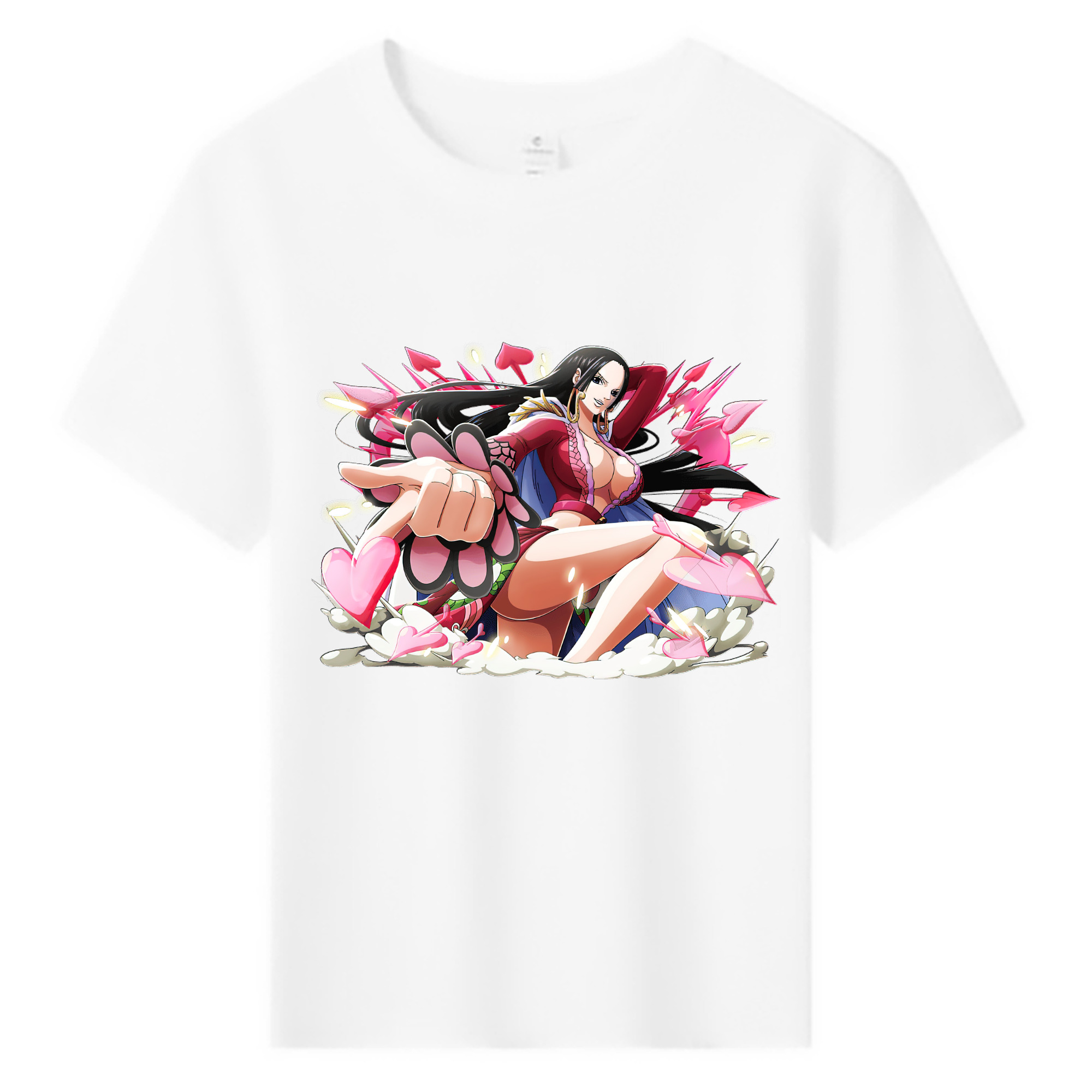 ワンピース ボア・ハンコック ONE PIECE Boa·Hancock 綿100％キッズTシャツ（フロントプリント）