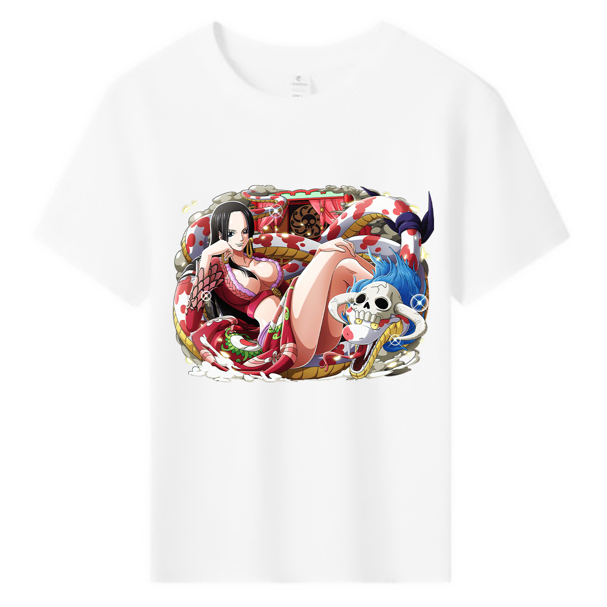 ワンピース ボア・ハンコック ONE PIECE Boa·Hancock 綿100％キッズTシャツ（フロントプリント）