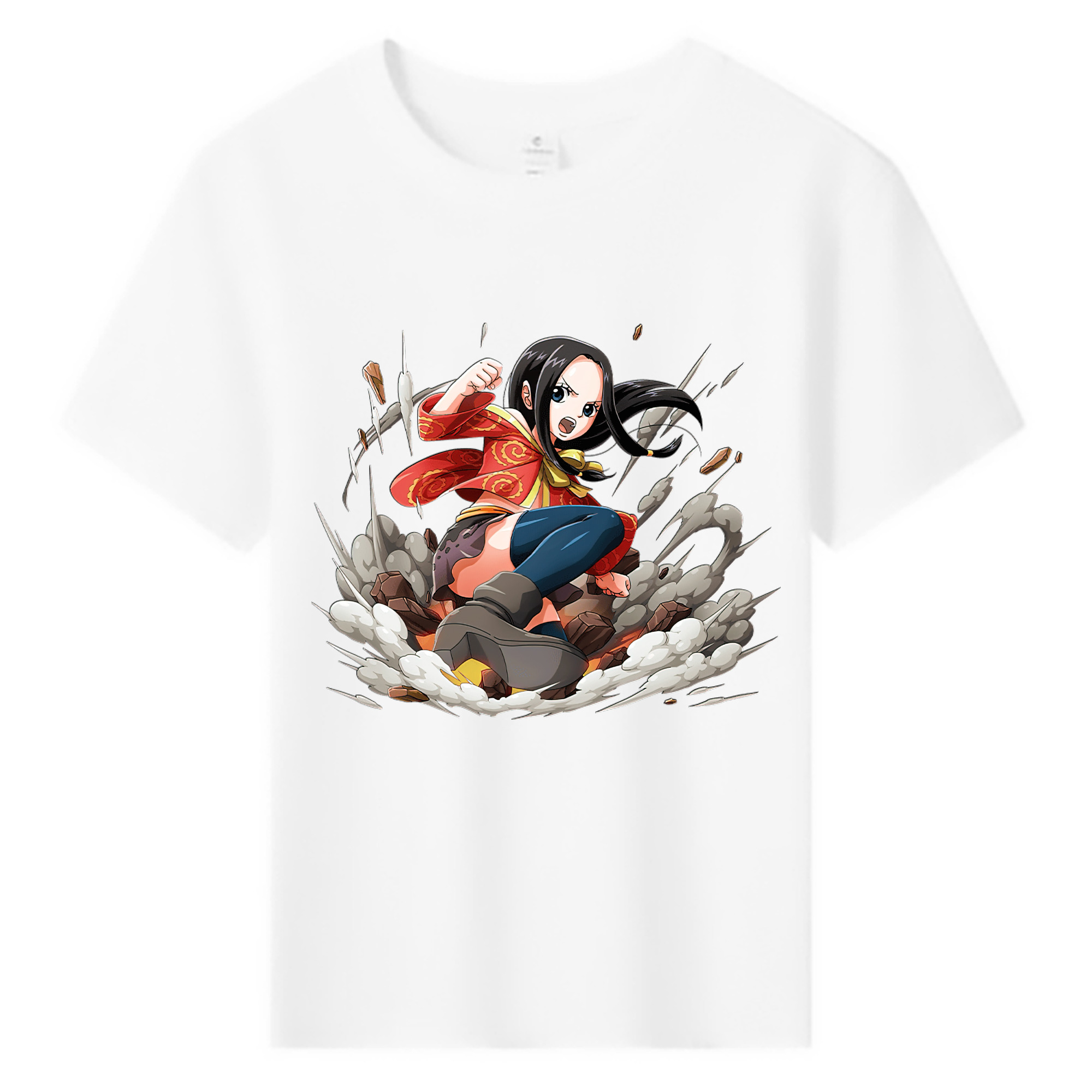 ワンピース ボア・ハンコック ONE PIECE Boa·Hancock 綿100％キッズTシャツ（フロントプリント）