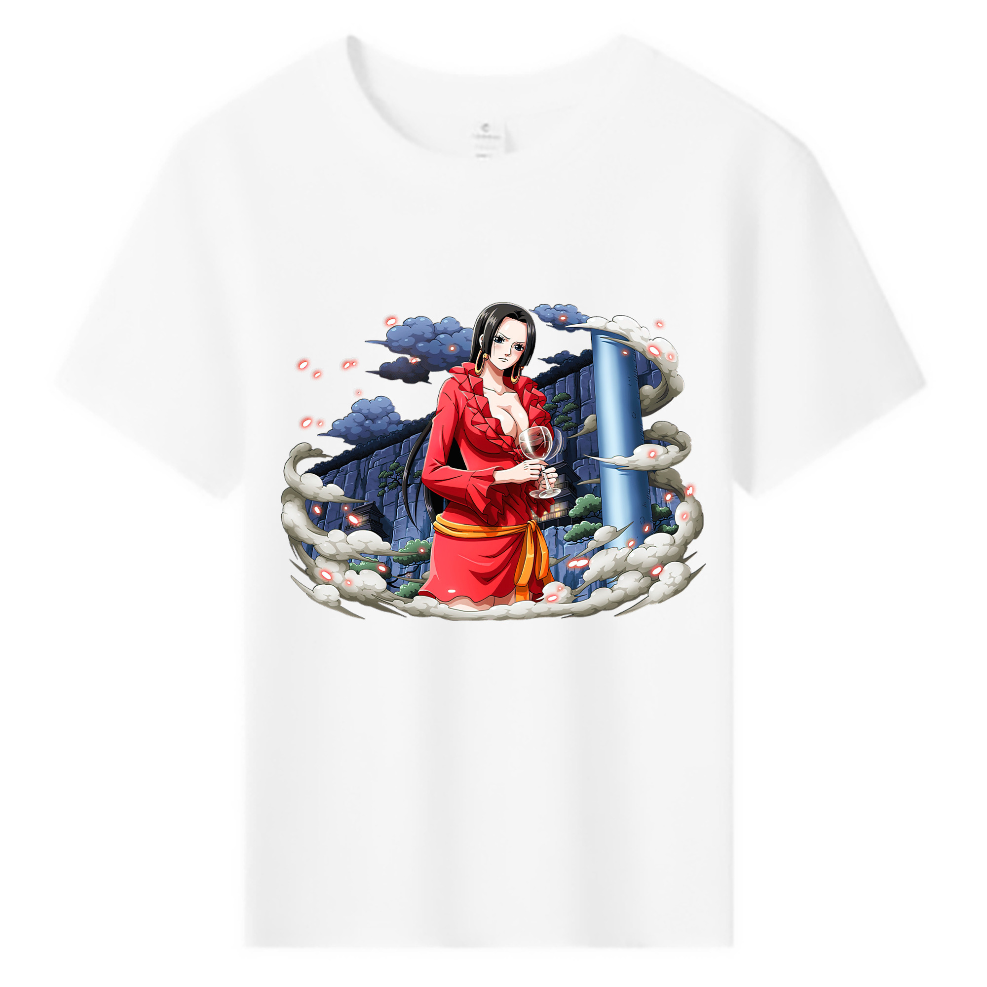 ワンピース ボア・ハンコック ONE PIECE Boa·Hancock 綿100％キッズTシャツ（フロントプリント）
