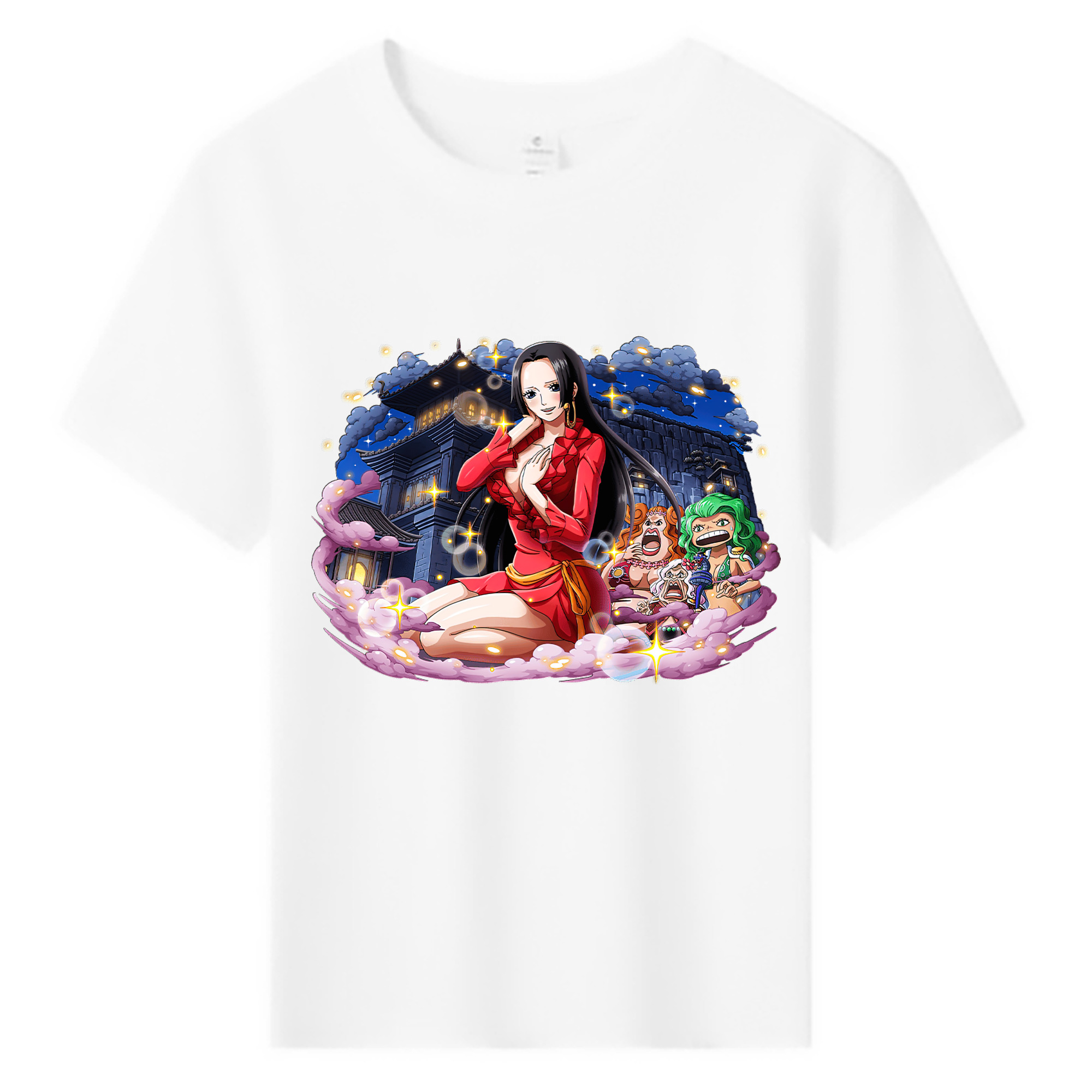 ワンピース ボア・ハンコック ONE PIECE Boa·Hancock 綿100％キッズTシャツ（フロントプリント）