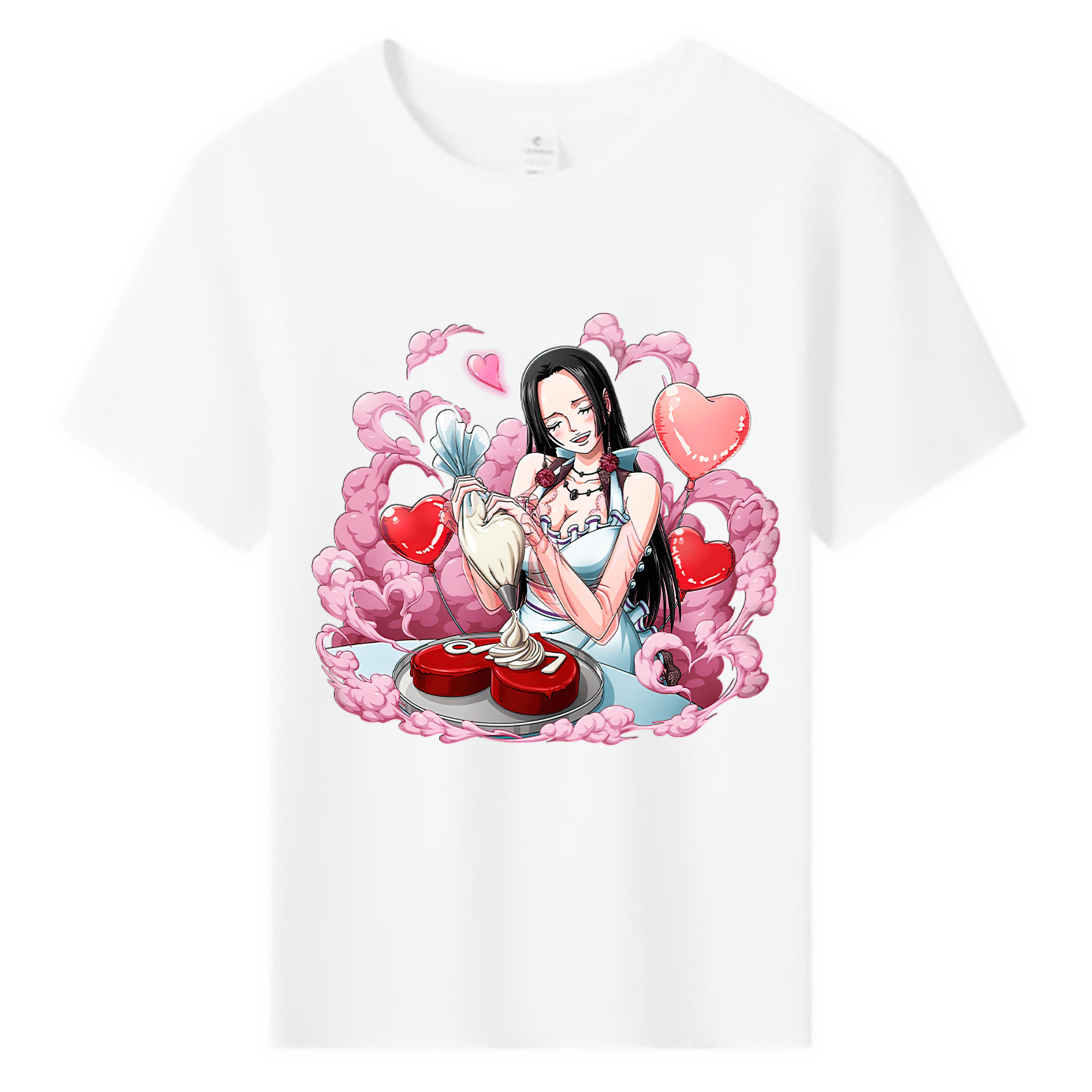 ワンピース ボア・ハンコック ONE PIECE Boa·Hancock 綿100％キッズTシャツ（フロントプリント）