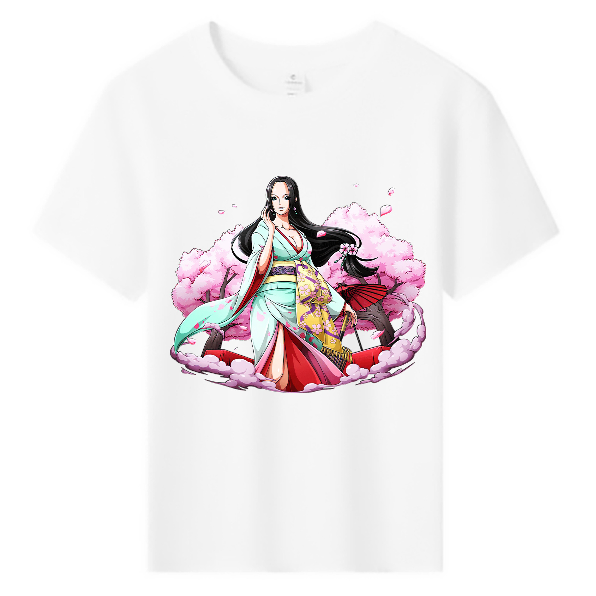 ワンピース ボア・ハンコック ONE PIECE Boa·Hancock 綿100％キッズTシャツ（フロントプリント）