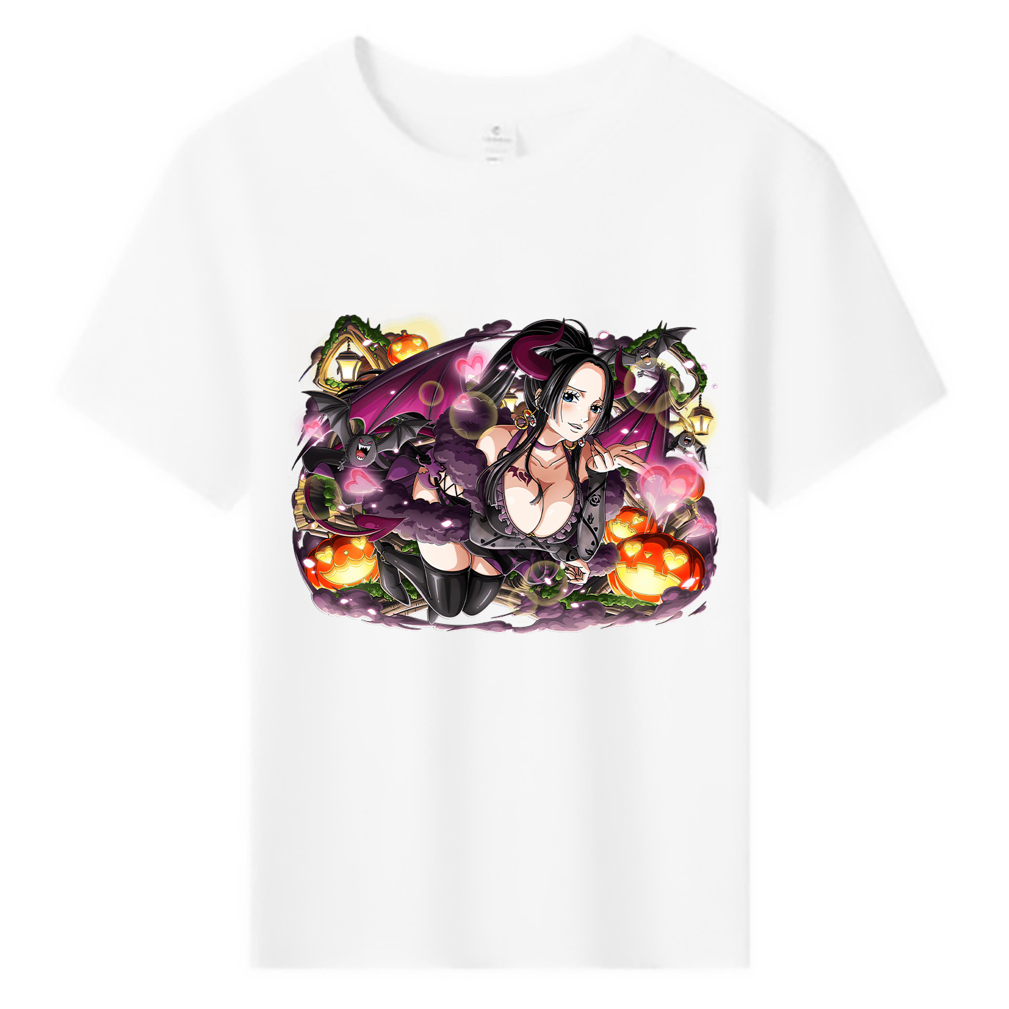 ワンピース ボア・ハンコック ONE PIECE Boa·Hancock 綿100％キッズTシャツ（フロントプリント）