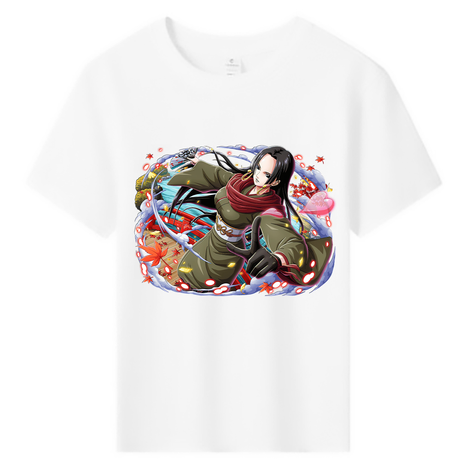 ワンピース ボア・ハンコック ONE PIECE Boa·Hancock 綿100％キッズTシャツ（フロントプリント）