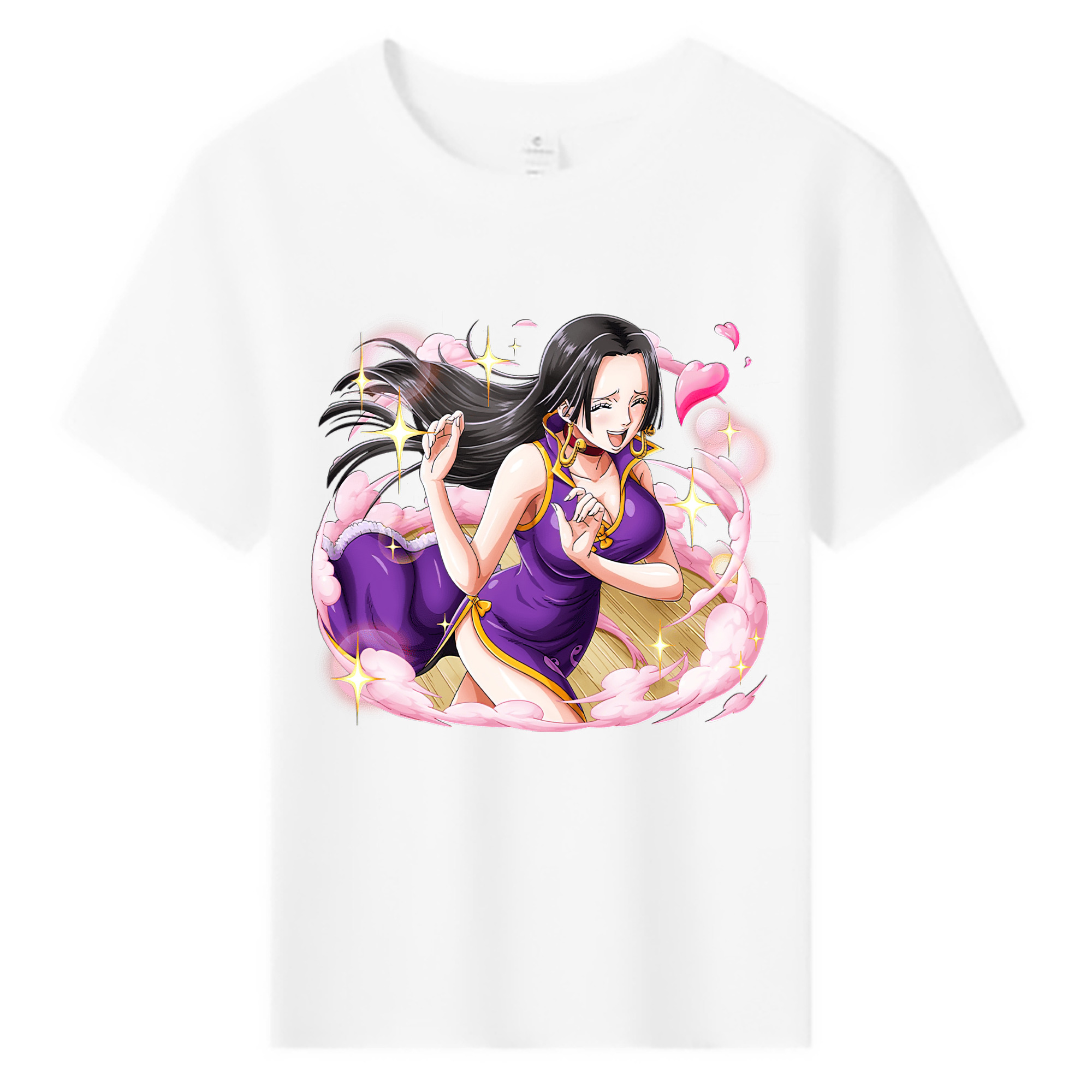 （画像用） ワンピース ボア・ハンコック ONE PIECE Boa·Hancock 綿100％キッズTシャツ（フロントプリント）